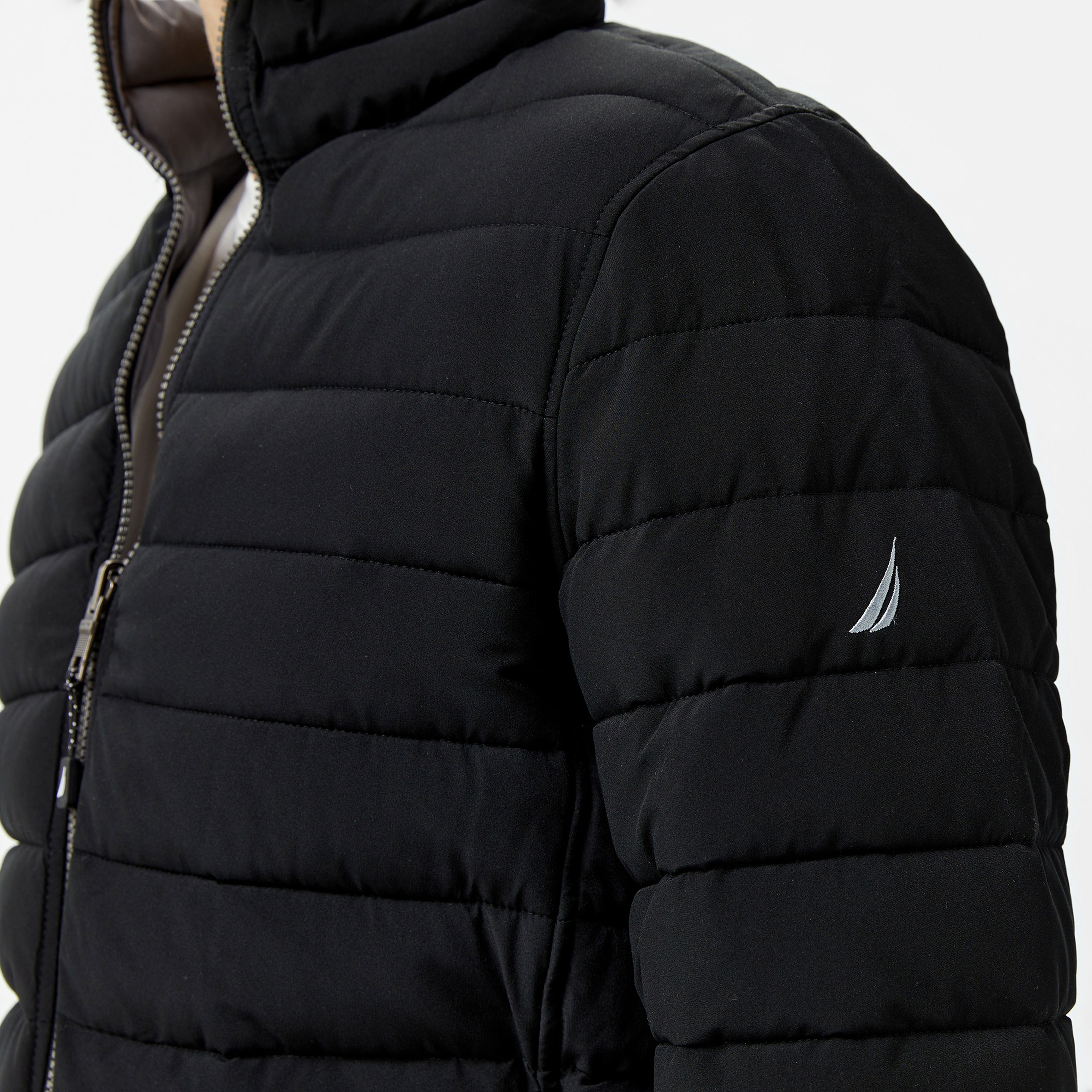 Nautica Erkek Siyah & Gri Çift Taraflı Mont