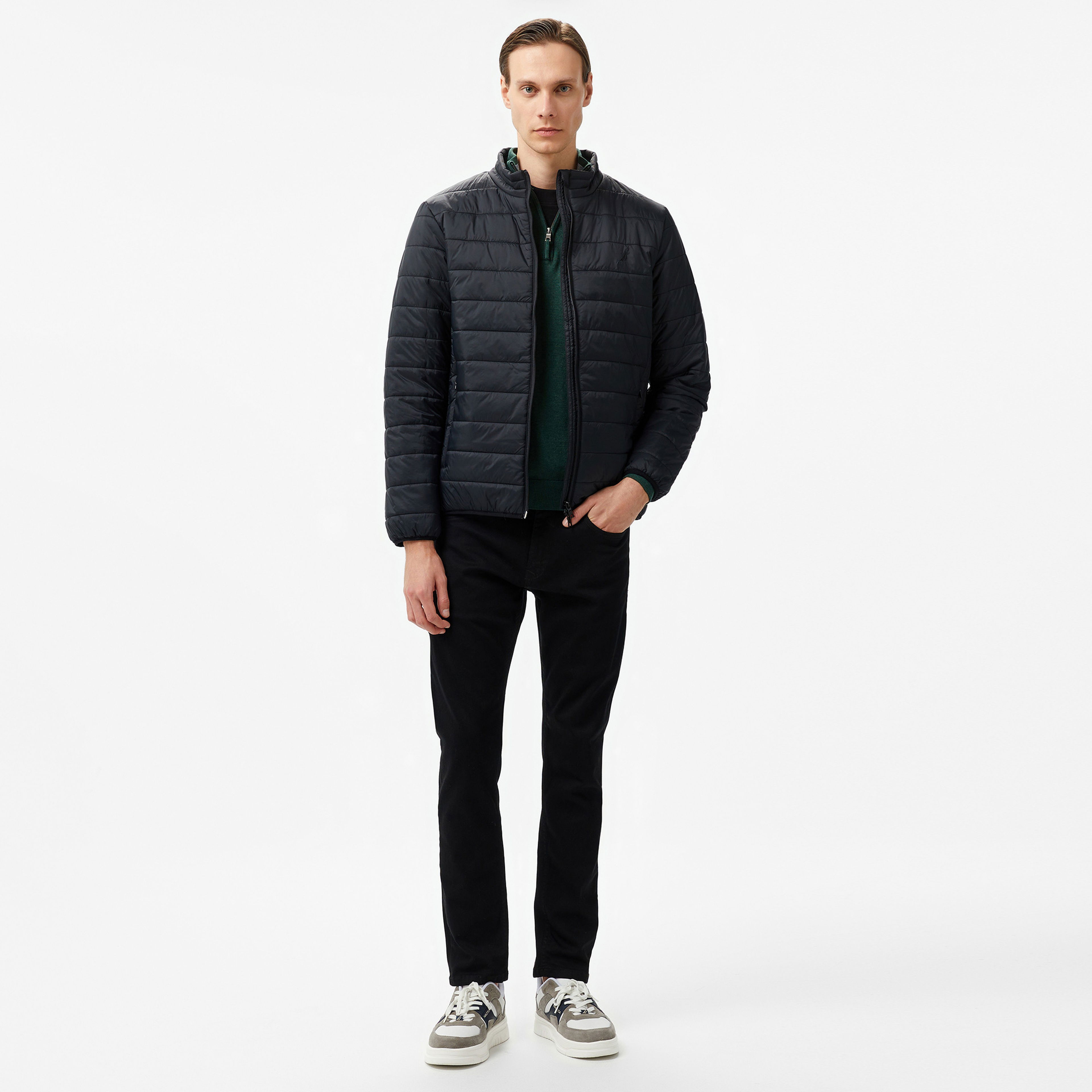Nautica Erkek Siyah Mont