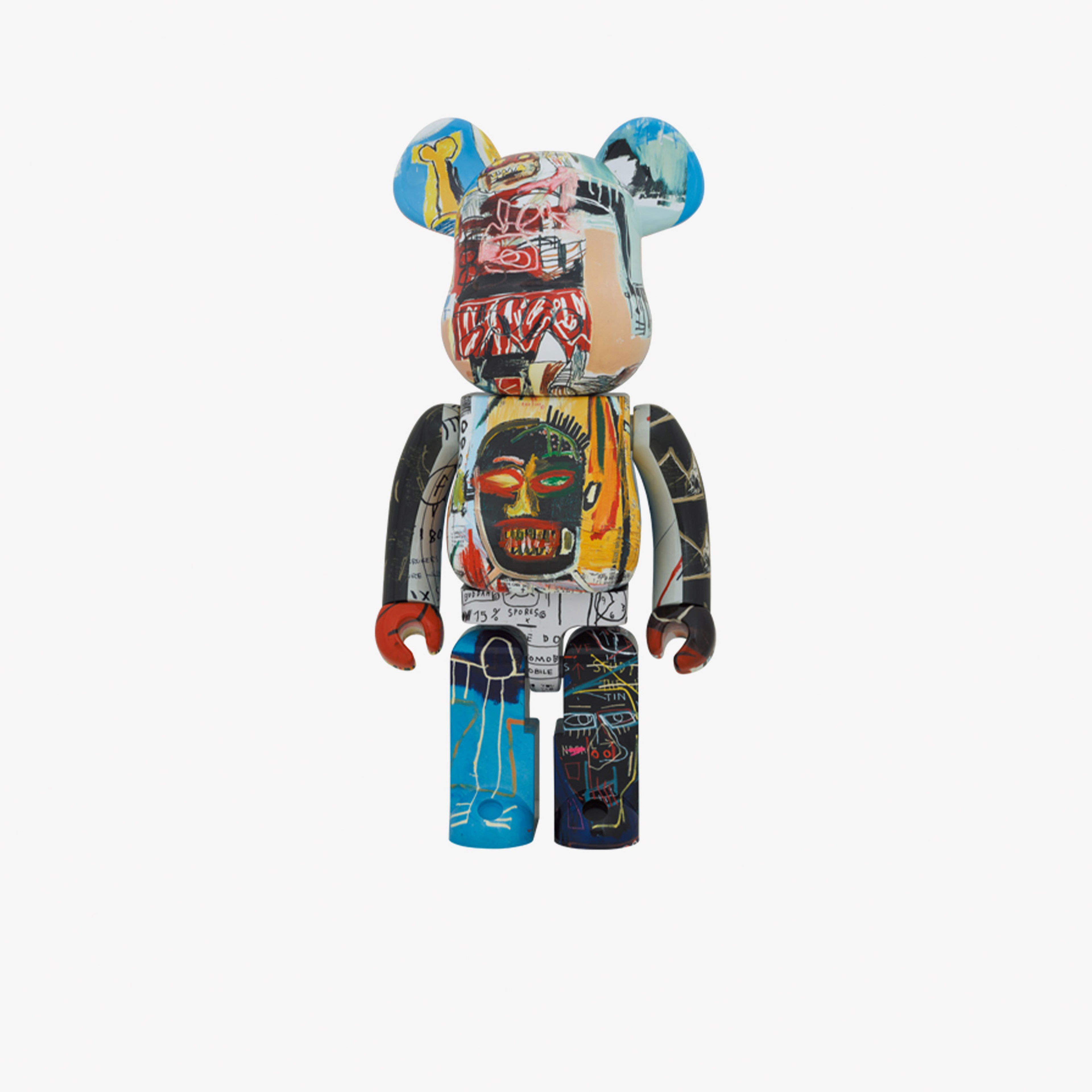 Bearbrick Jean Michel Basquiat Special Renkli Figür