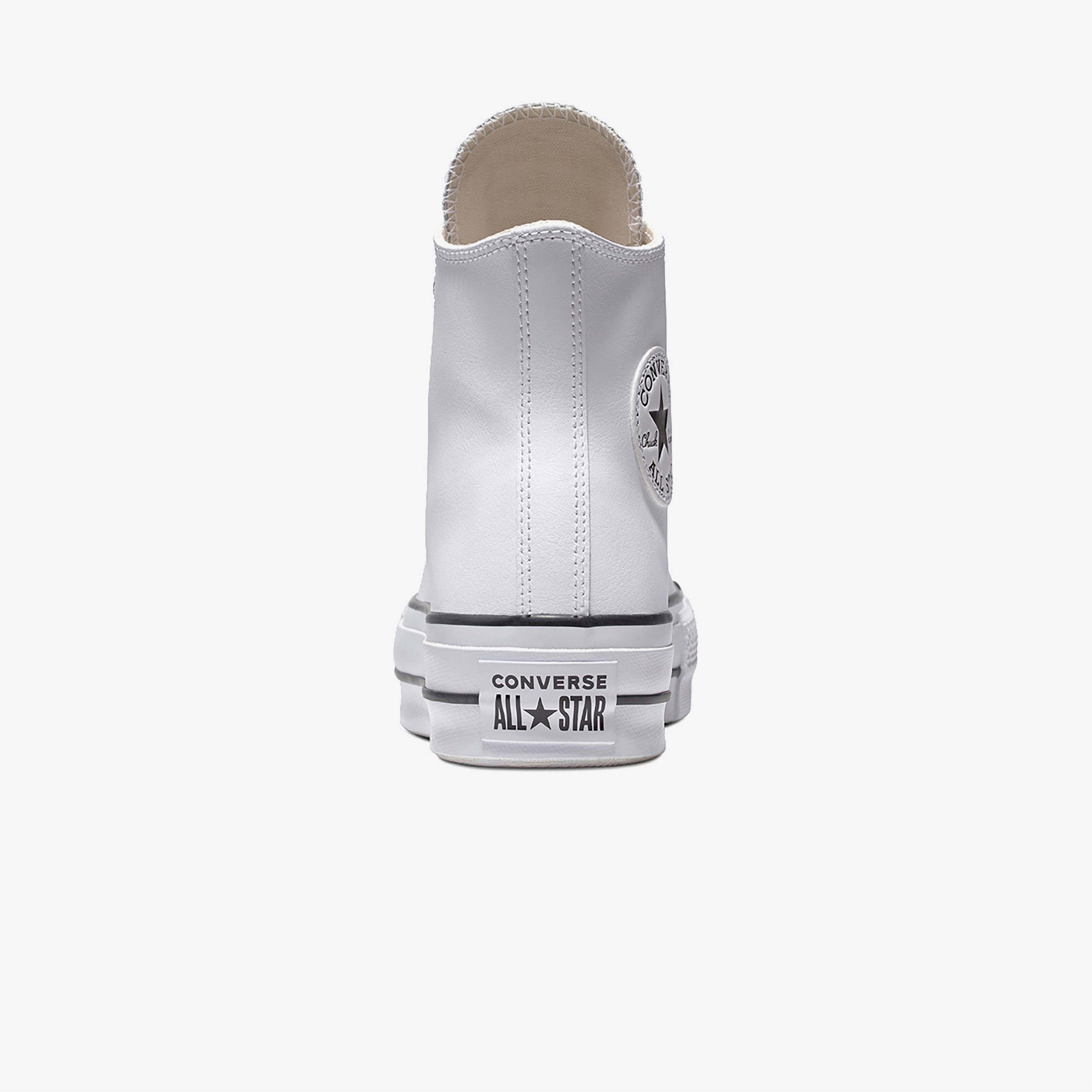 Converse Chuck Taylor All Star Lift Hi Deri Unisex Beyaz Sneaker