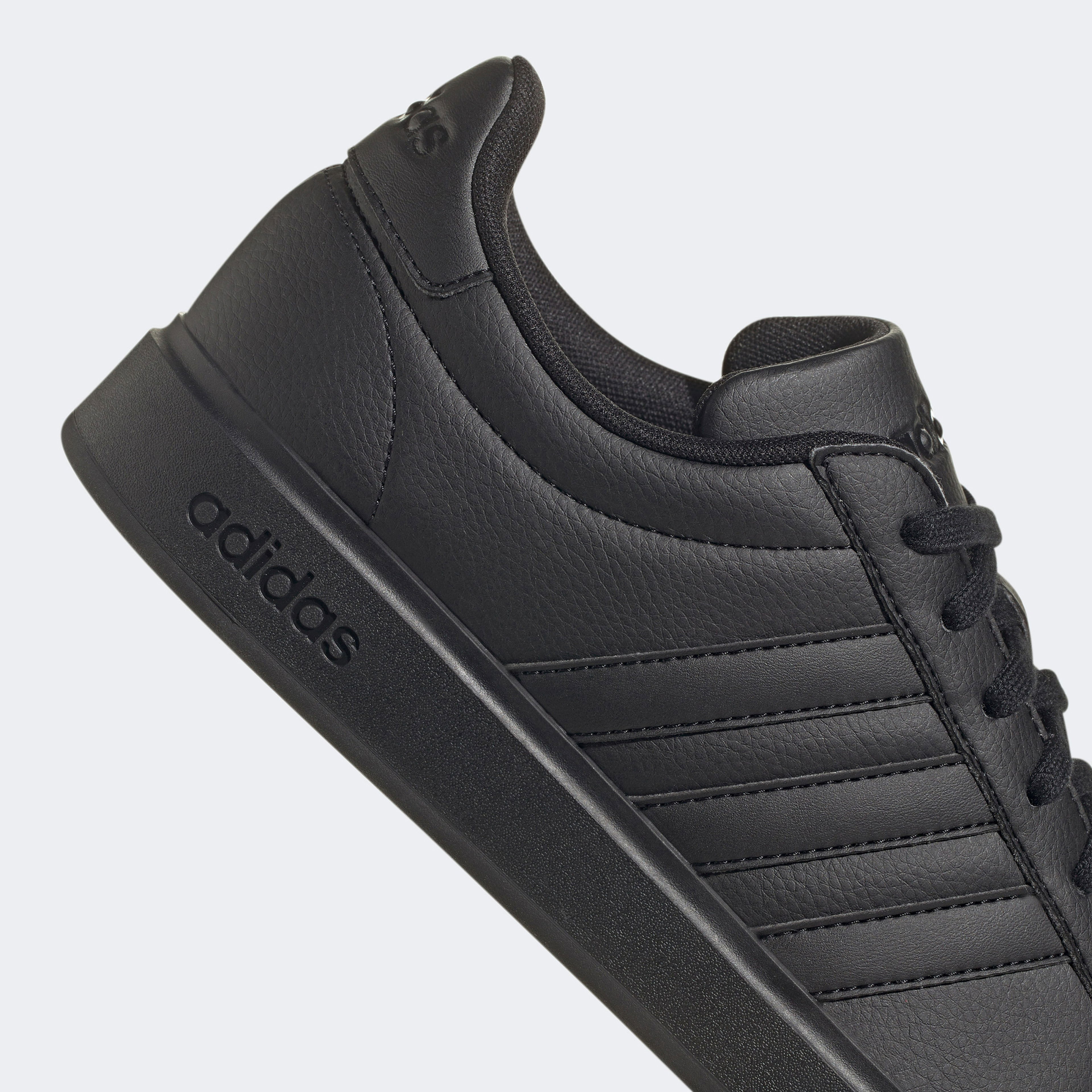 adidas Grand Court 2.0 Erkek Siyah Günlük Spor Ayakkabı