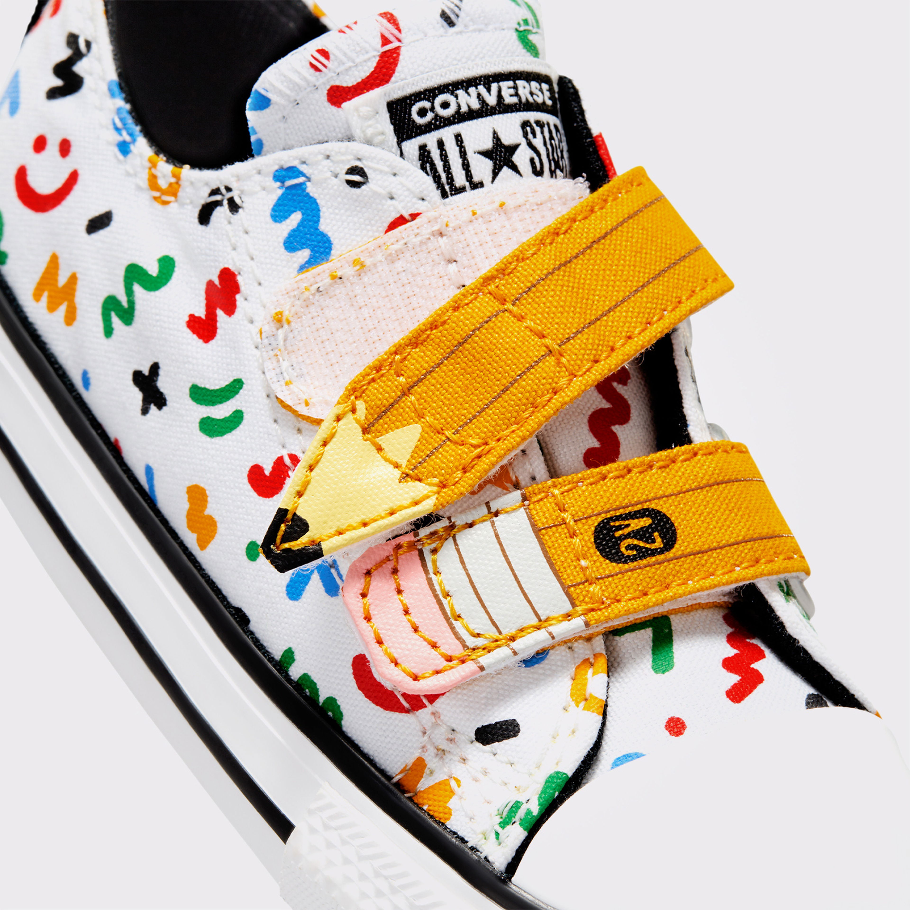 Converse Chuck Taylor All Star Easy On Doodles Çocuk Beyaz Sneaker