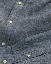 GANT Erkek Lacivert Regular Fit Keten Gömlek