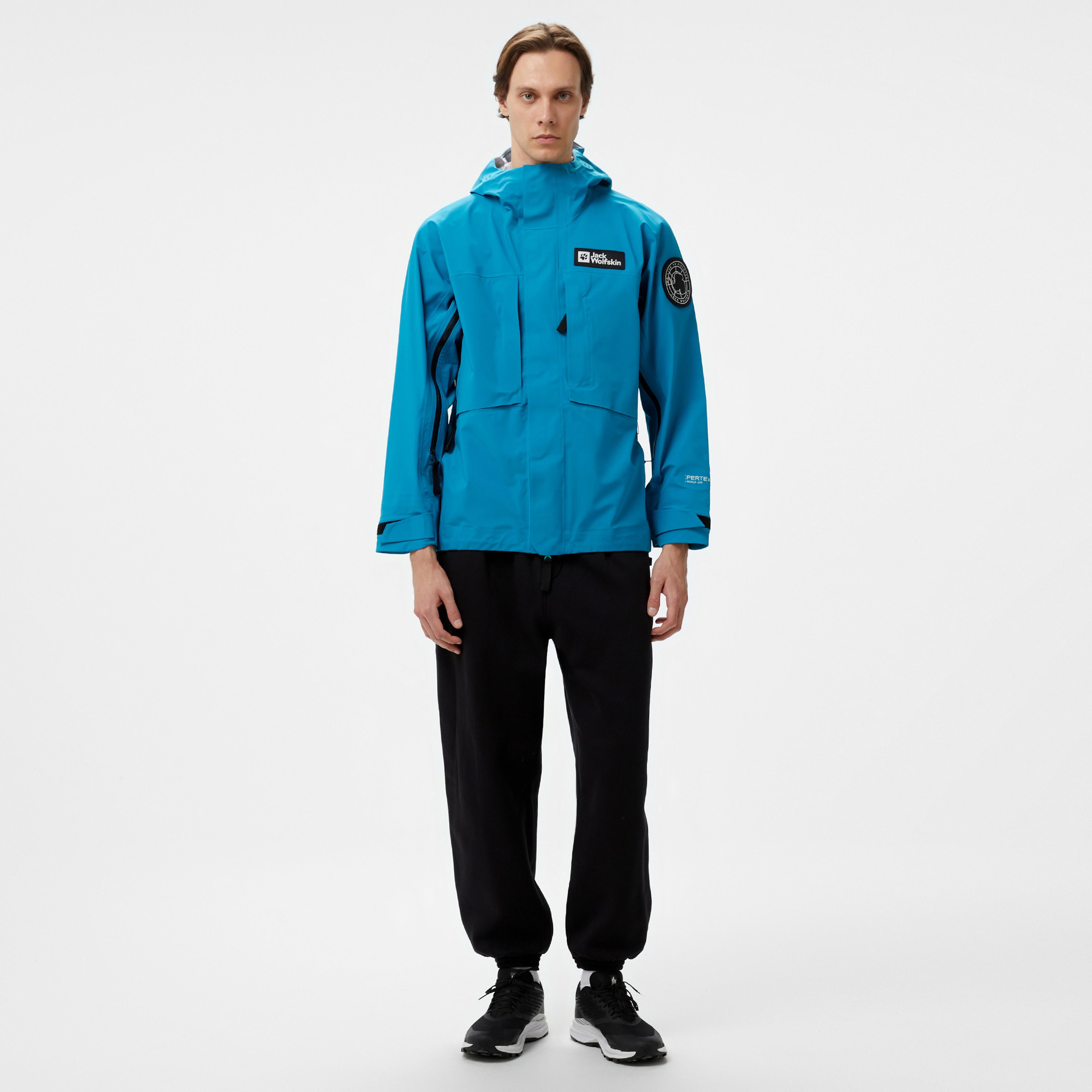 Jack Wolfskin Texapore Pertex Shield Air Erkek Mavi Ceket