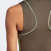 adidas Hyglm Tk Q2 Kadın Gri Antrenman Bra