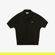Lacoste Kadın Relaxed Fit Siyah Polo