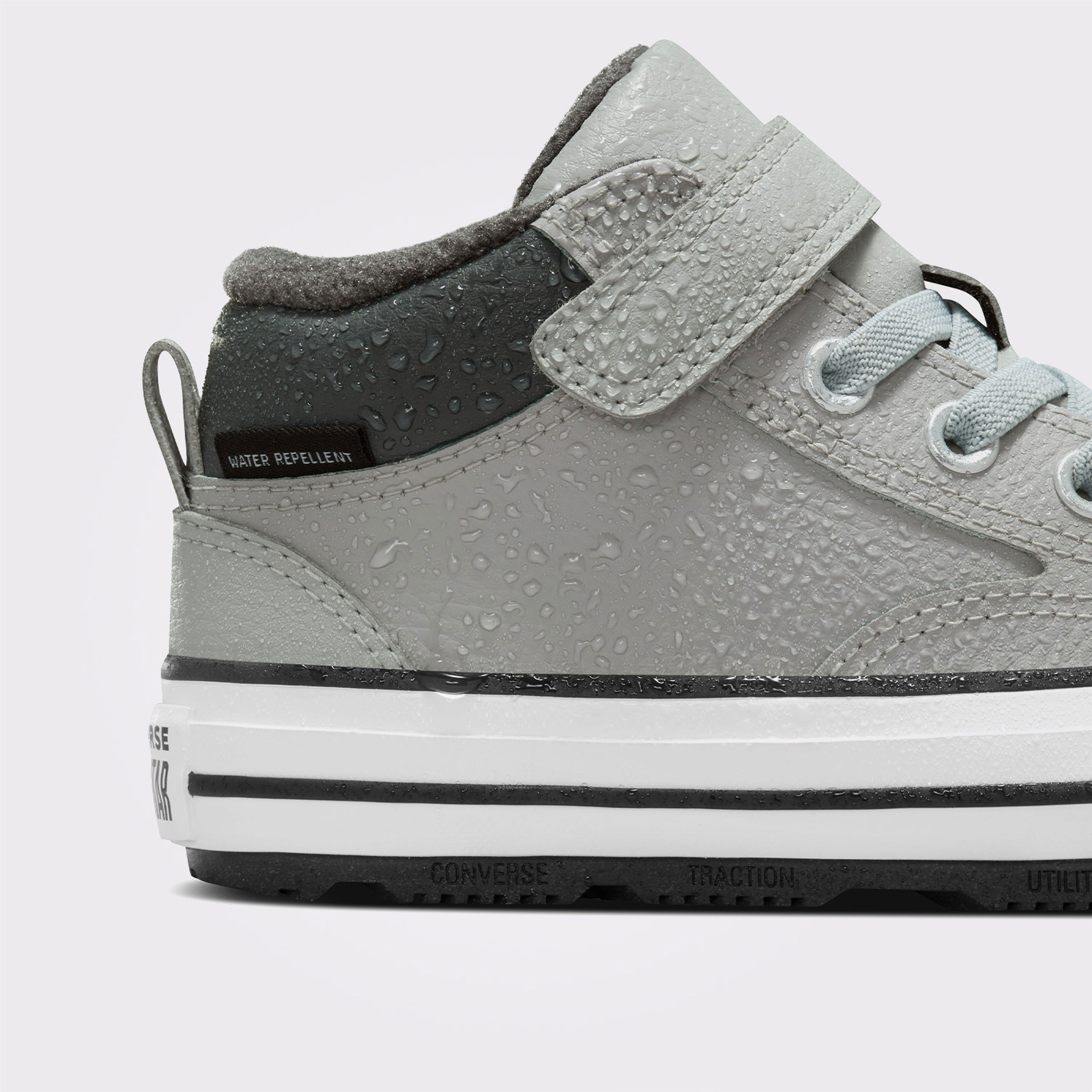 Converse Chuck Taylor All Star Malden Street Bebek Gri Deri Sneaker