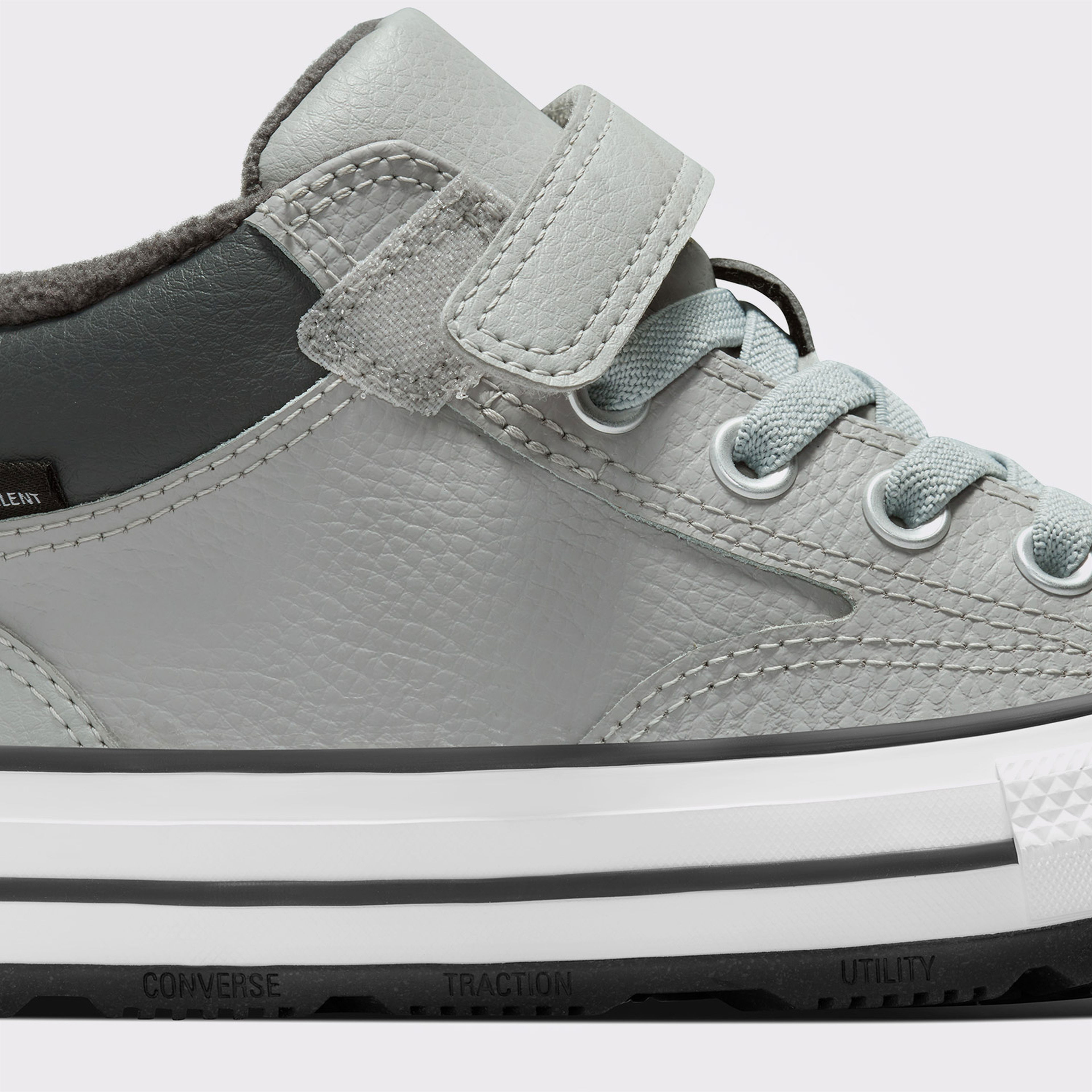 Converse Chuck Taylor All Star Malden Street Bebek Gri Deri Sneaker