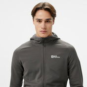 Jack Wolfskin Fleece Erkek Gri Ceket