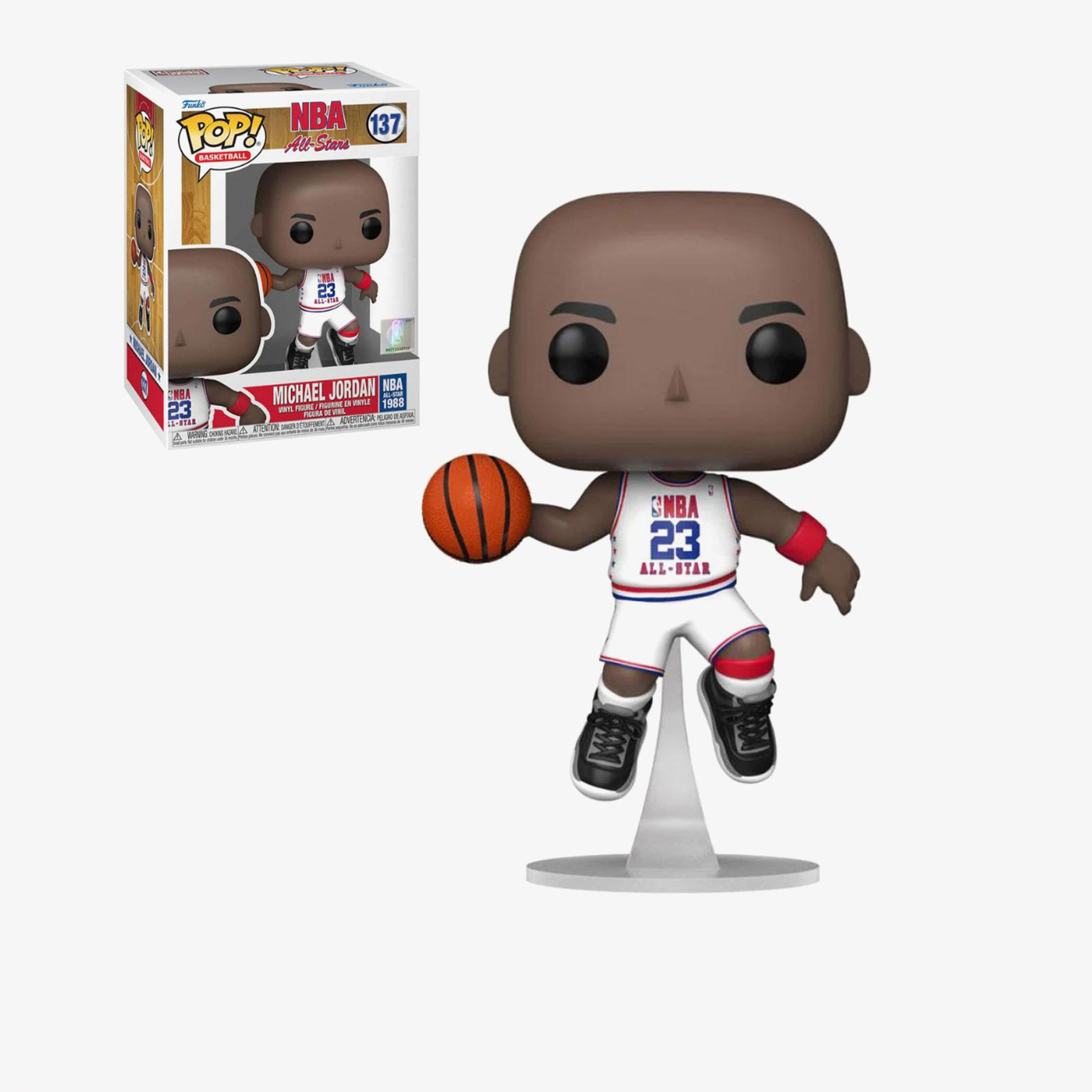 Funko Nba:Legends Michael Jordan 1988 White Nba All Star Uniform Unisex Renkli Figür