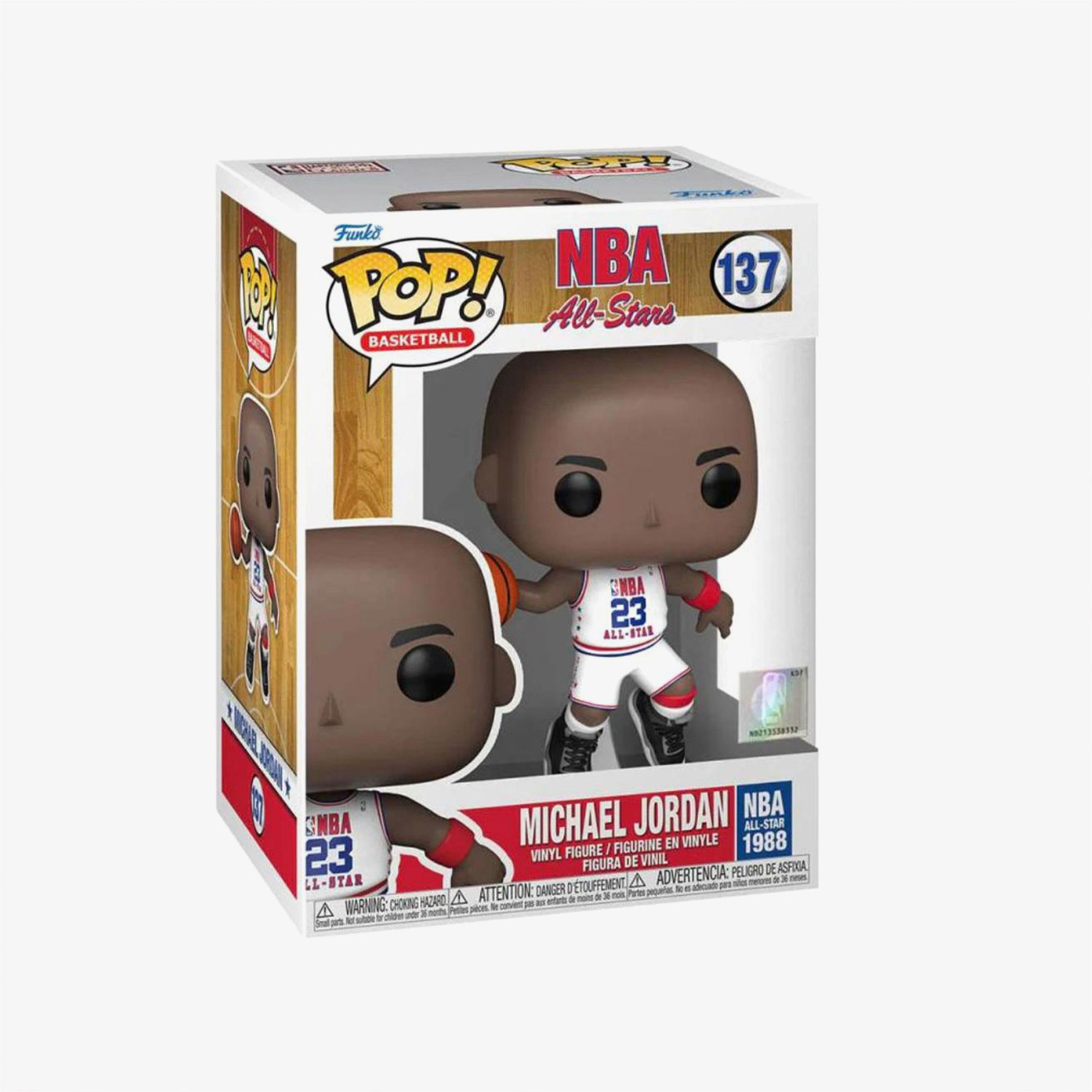Funko Nba:Legends Michael Jordan 1988 White Nba All Star Uniform Unisex Renkli Figür