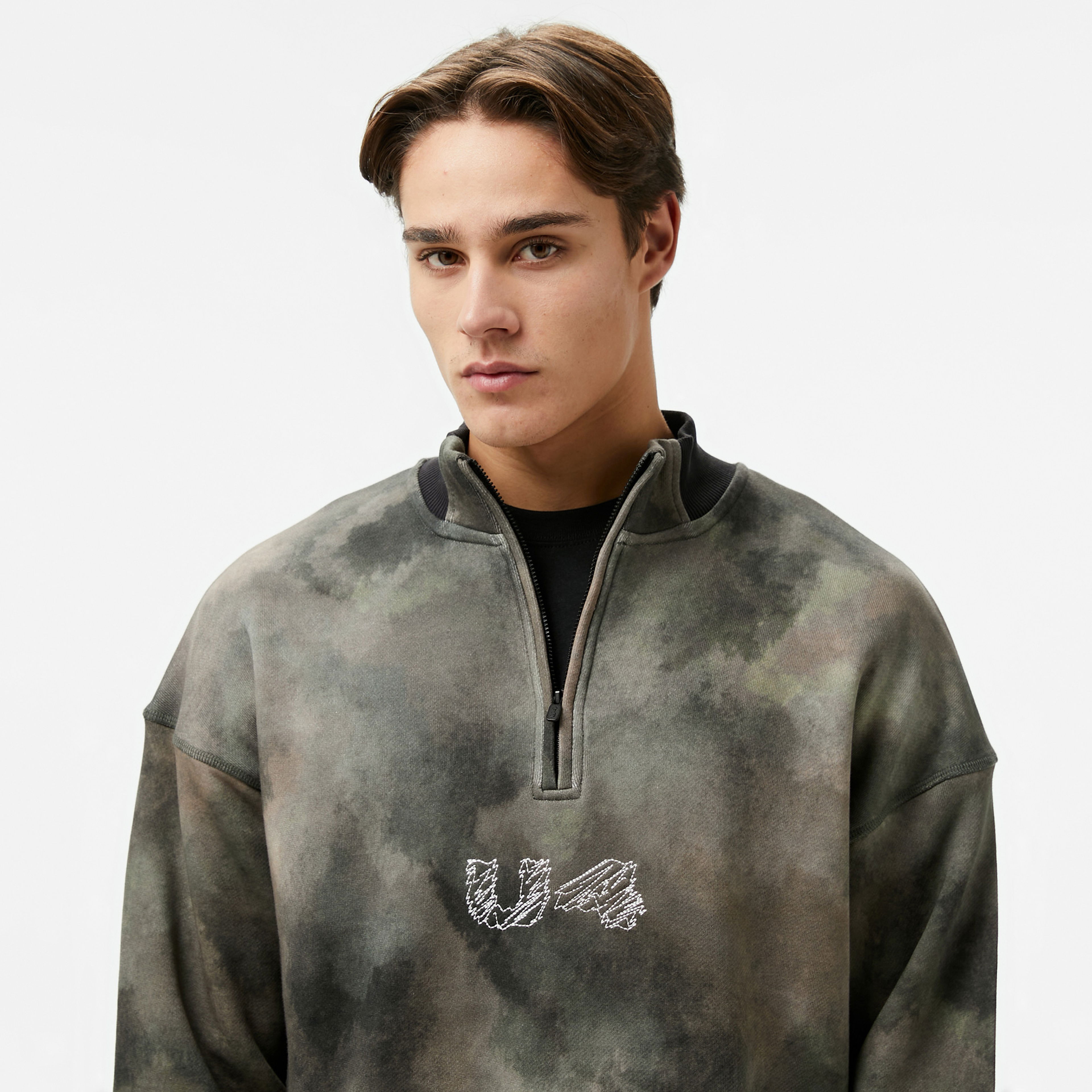 UNITED4 Season Forest Erkek Haki Sweatshirt