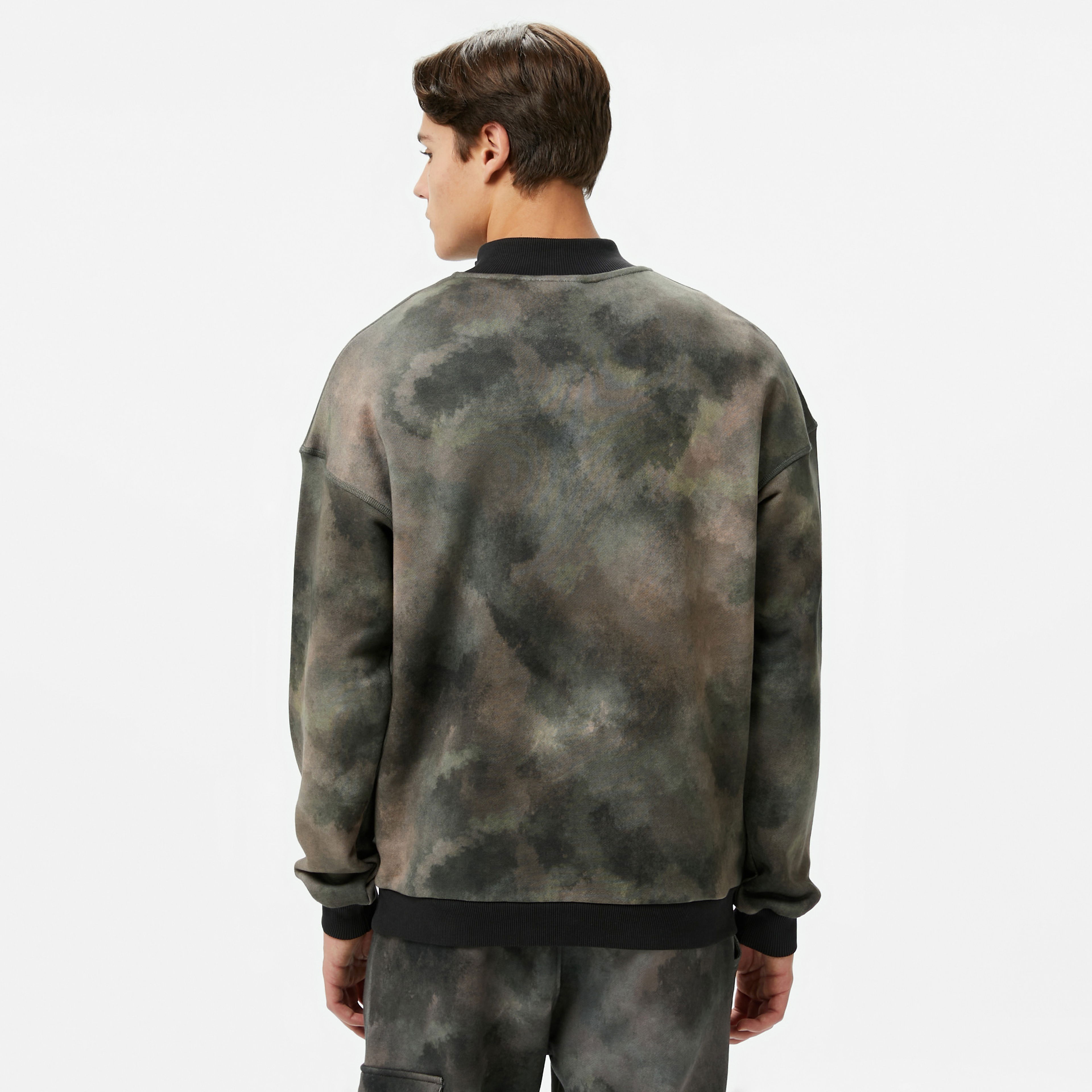 UNITED4 Season Forest Erkek Haki Sweatshirt