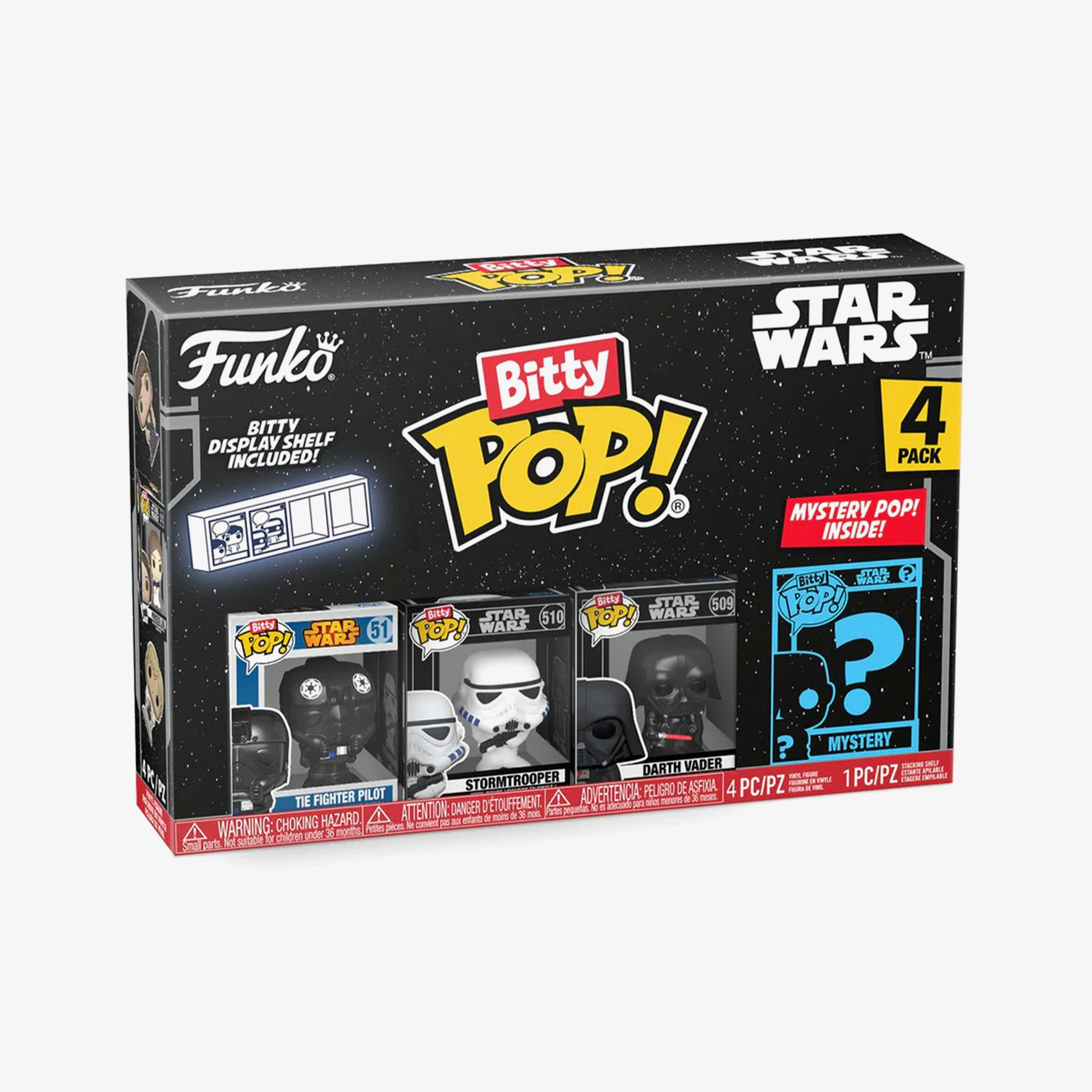 Funko Bitty Pop: Star Wars Darth Vader 4lü Renkli Figür