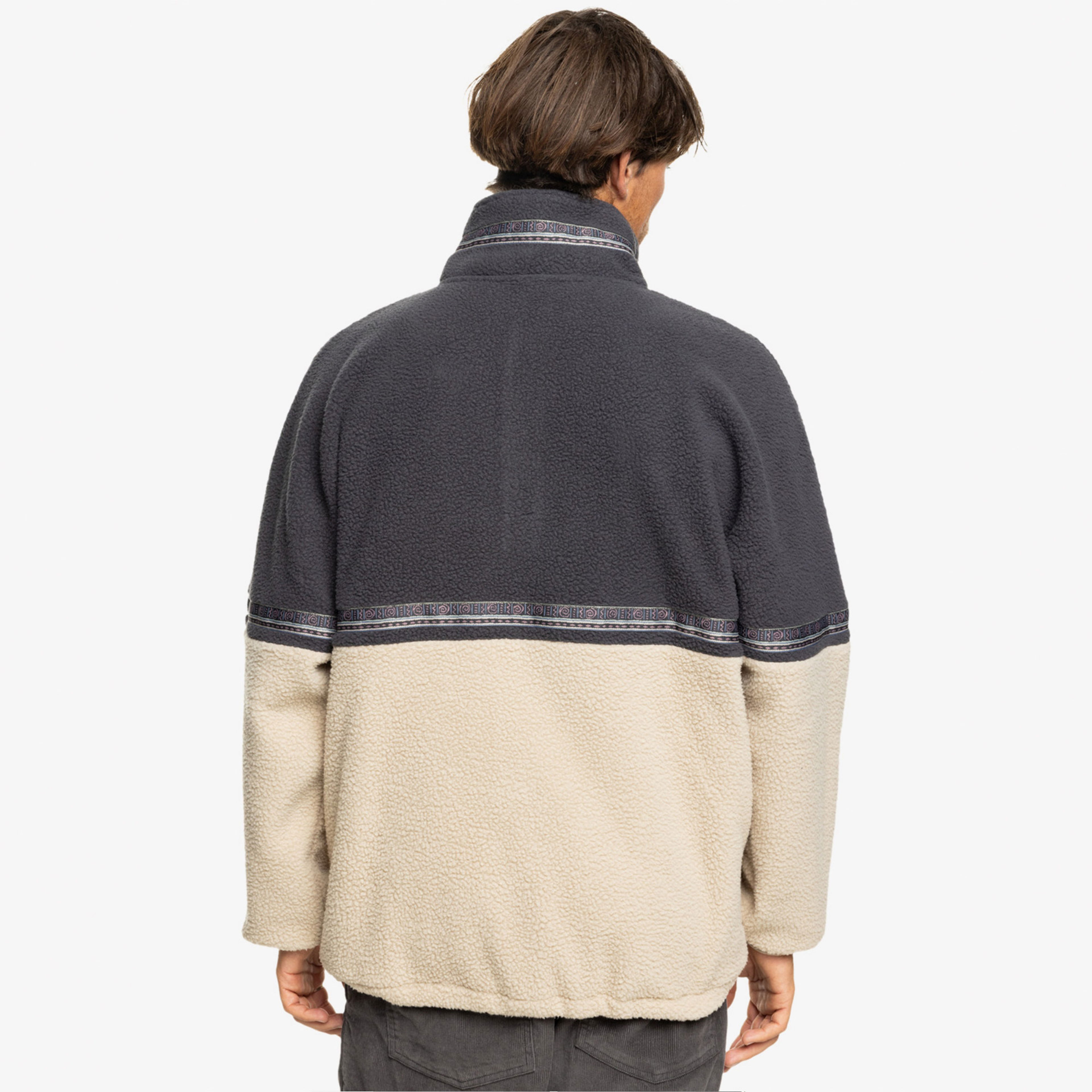 Quiksilver Blok Erkek Bej Polar Üst