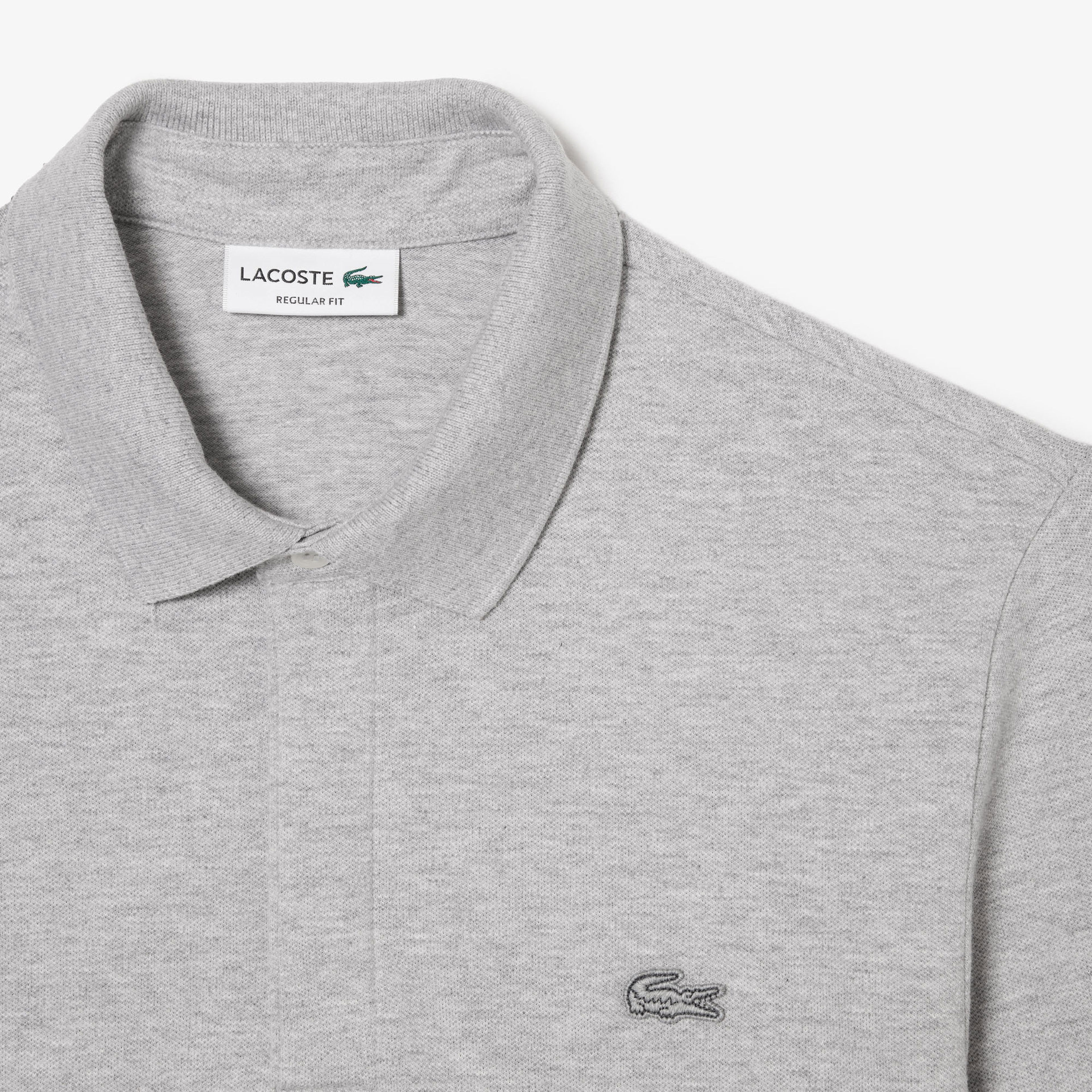 Lacoste Erkek Regular Fit Uzun Kollu Gri Paris Polo