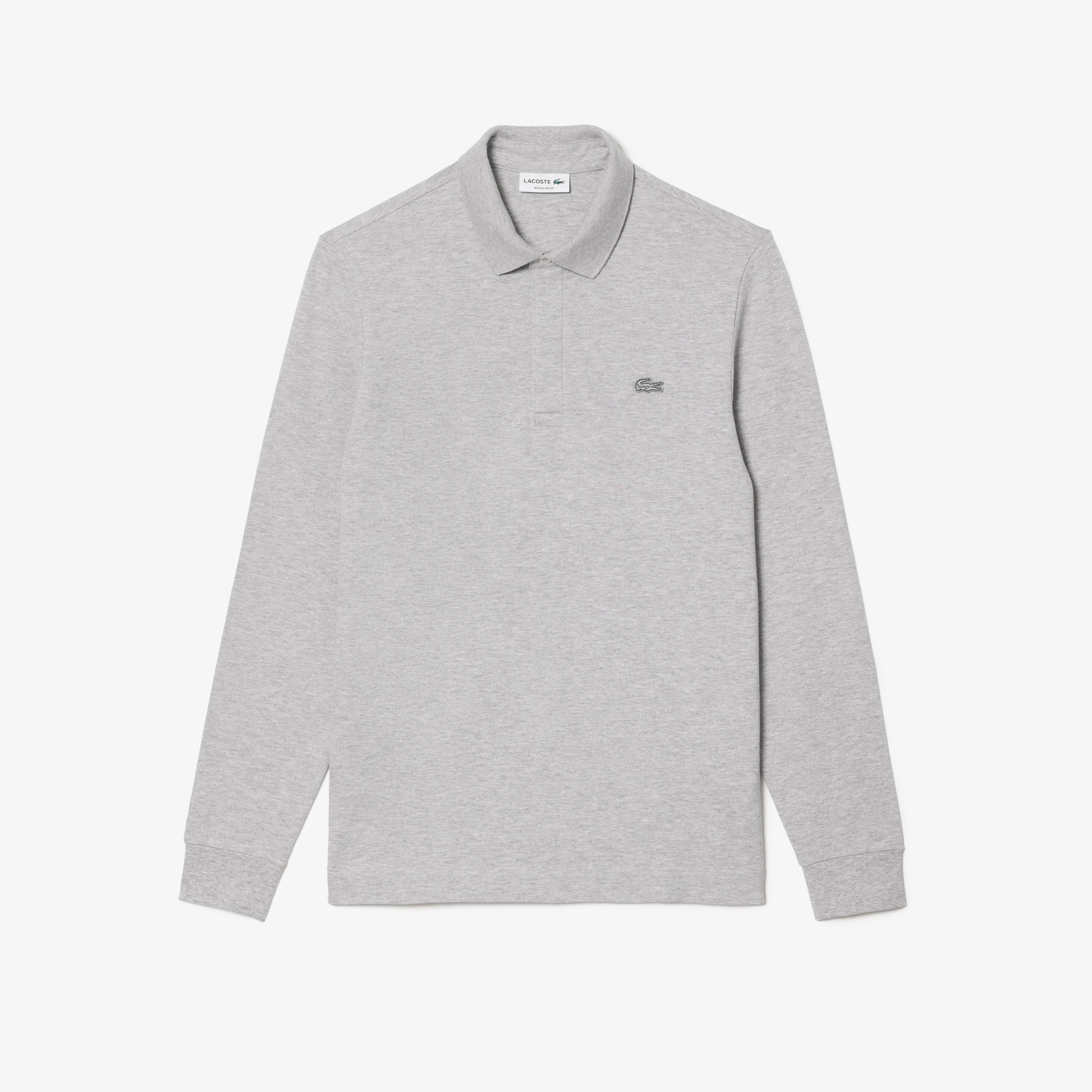 Lacoste Erkek Regular Fit Uzun Kollu Gri Paris Polo