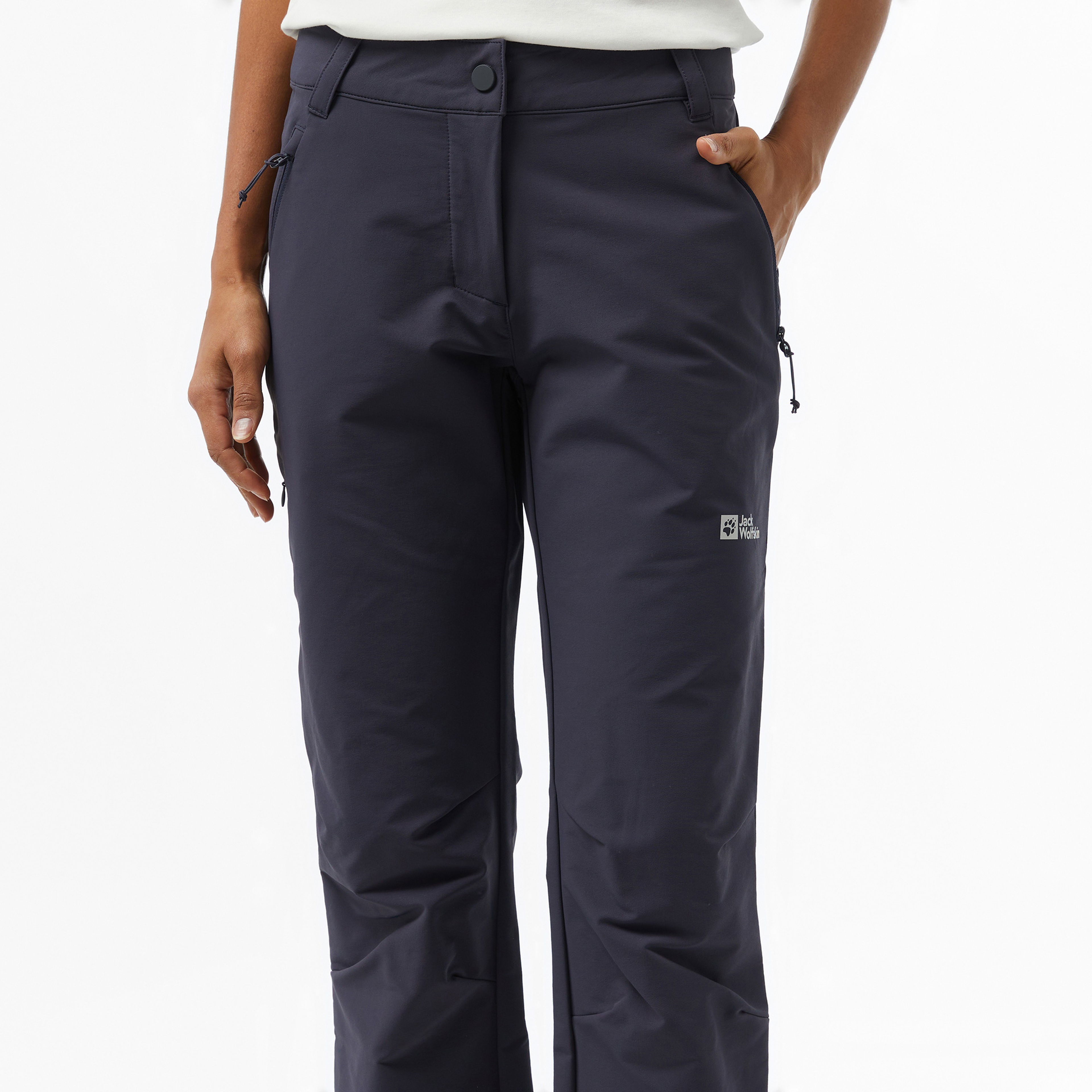 Jack Wolfskin Activate Thermic  W Kadın Gri Pantolon