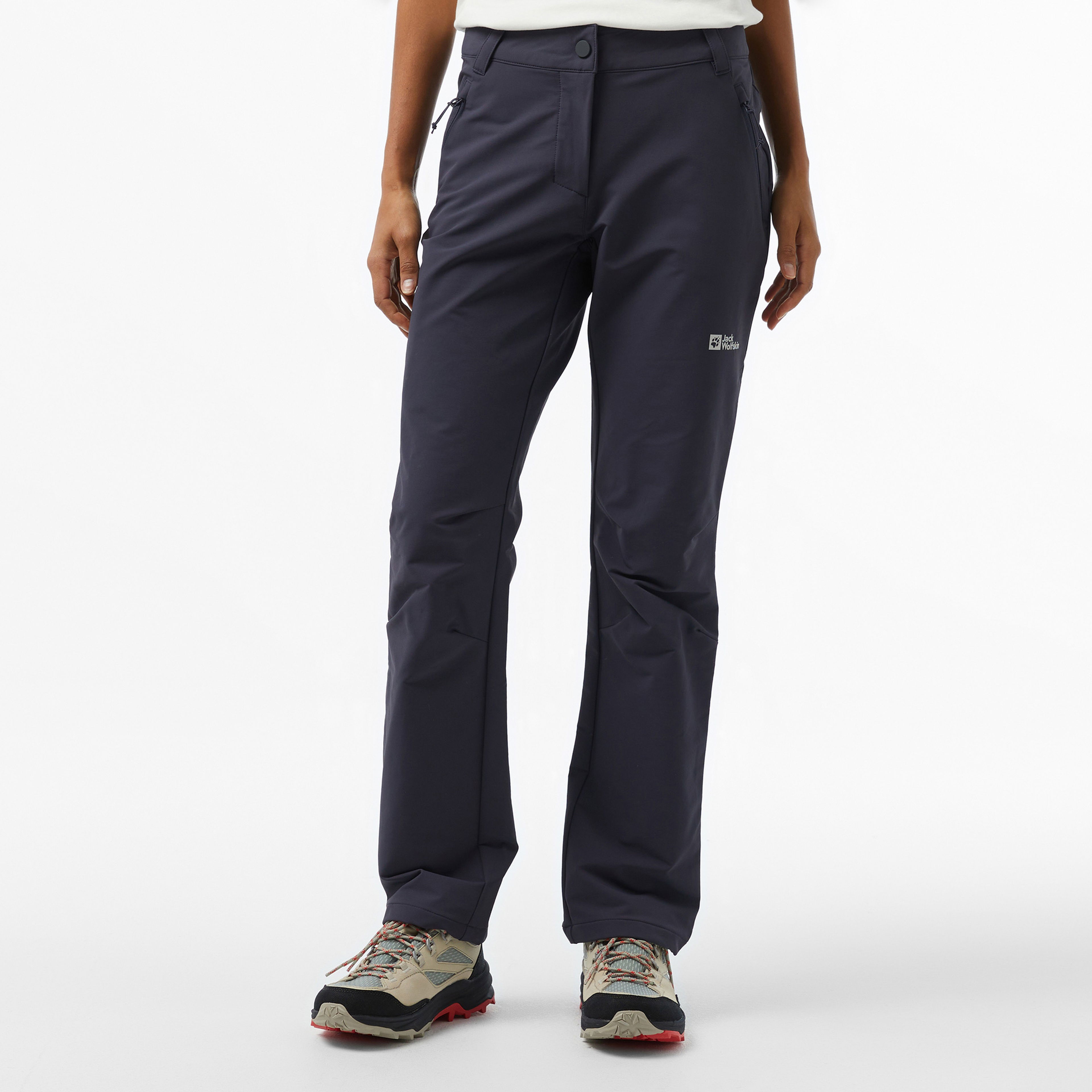 Jack Wolfskin Activate Thermic  W Kadın Gri Pantolon