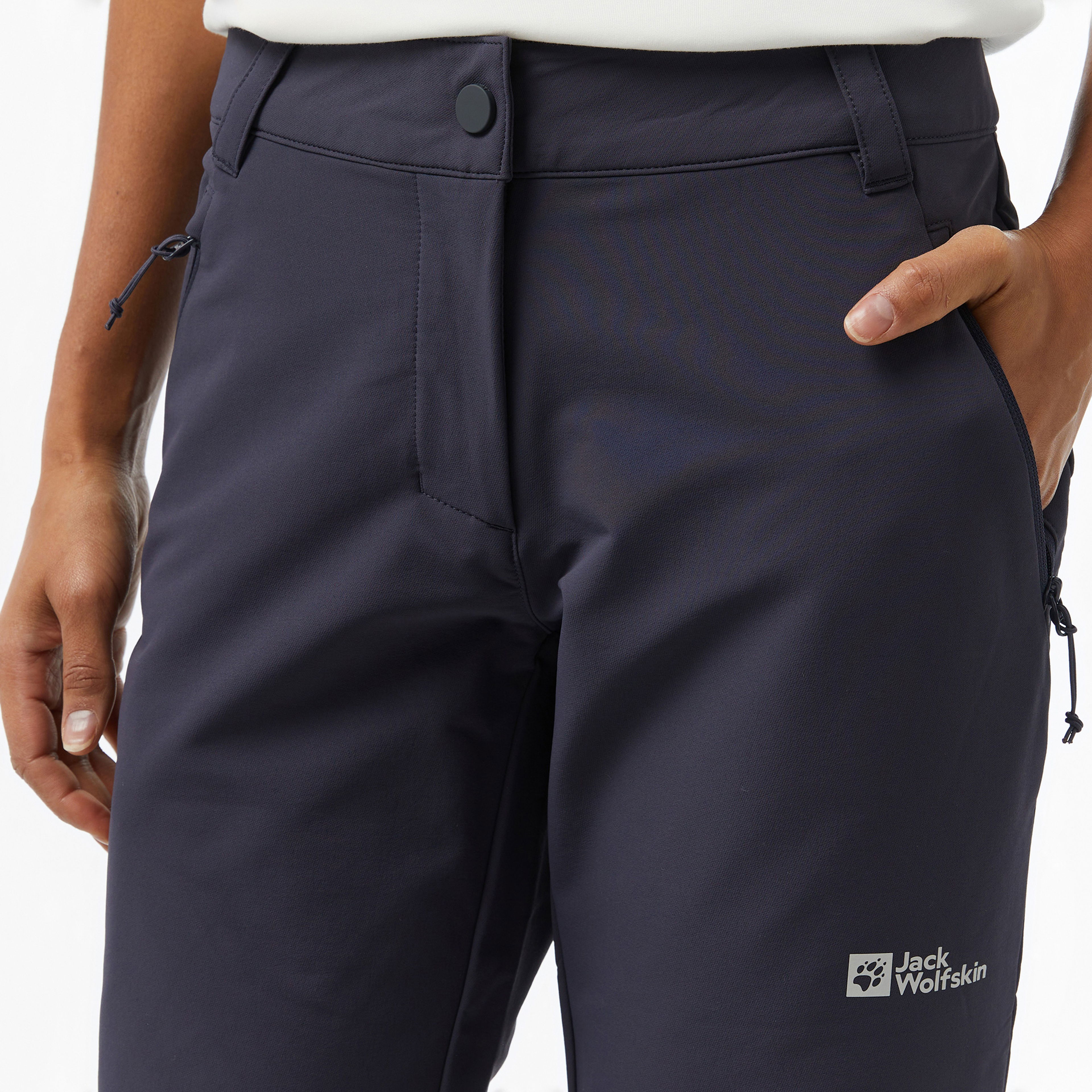 Jack Wolfskin Activate Thermic  W Kadın Gri Pantolon