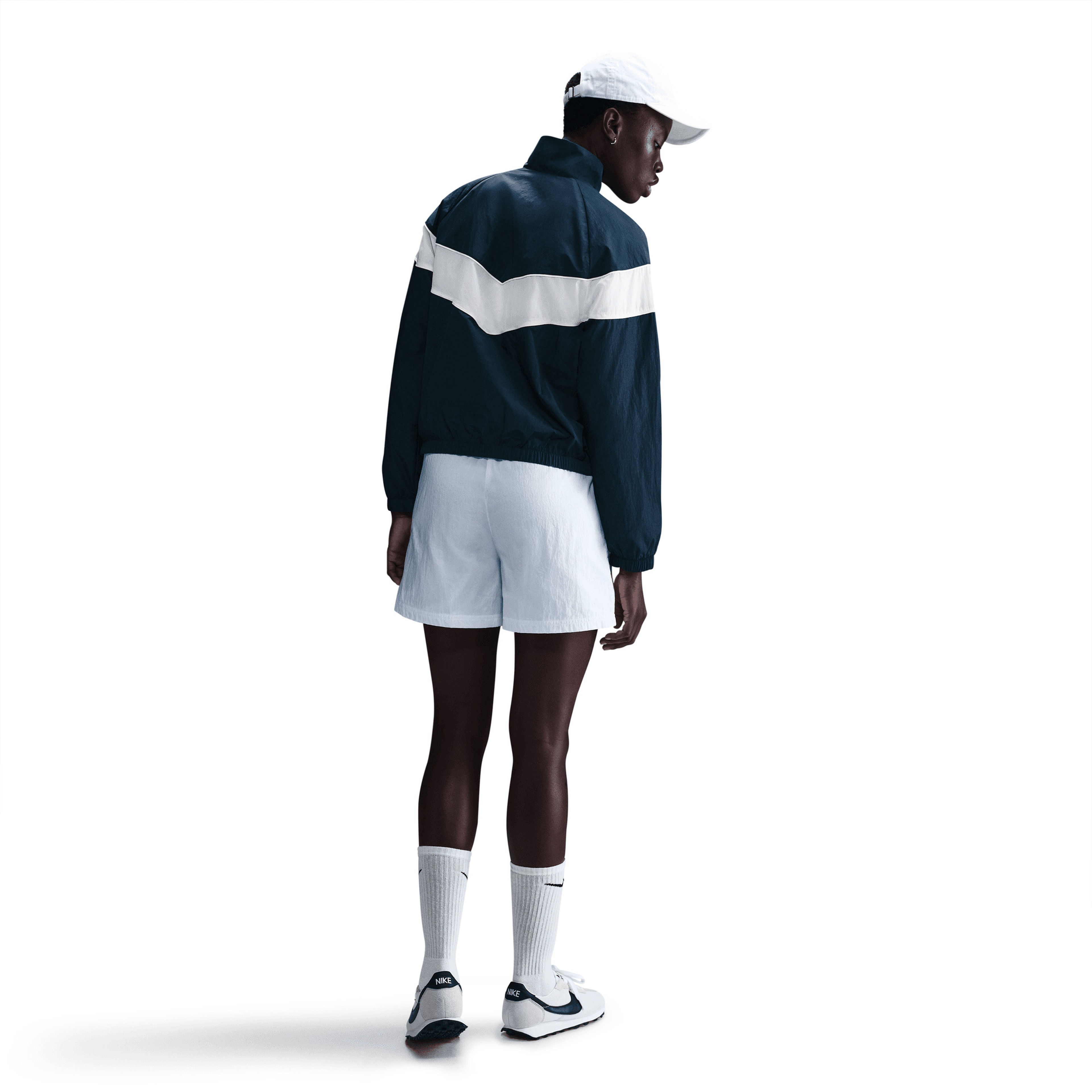 Nike Sportswear Woven Loose Kadın Mavi Ceket