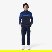 Lacoste Erkek Çocuk Renk Bloklu Lacivert Sweatshirt