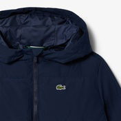 Lacoste Çocuk Kapüşonlu Lacivert Şişme Mont