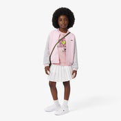 Lacoste Çocuk Baskılı Pembe Sweatshirt