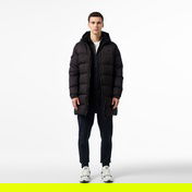 Lacoste Erkek Kapüşonlu Siyah Şişme Mont