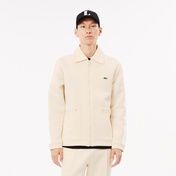 Lacoste Erkek Regular Fit Fermuarlı Krem Sweatshirt