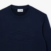 Lacoste Erkek Classic Fit Bisiklet Yaka Lacivert Sweatshirt