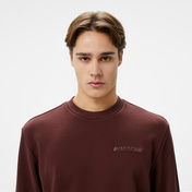 Lacoste Erkek Classic Fit Bisiklet Yaka Bordo Sweatshirt