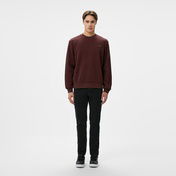 Lacoste Erkek Classic Fit Bisiklet Yaka Bordo Sweatshirt