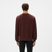 Lacoste Erkek Classic Fit Bisiklet Yaka Bordo Sweatshirt
