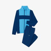 Lacoste SPORT x Novak Djokovic Erkek Regular Fit Renk Bloklu Mavi Eşofman Takımı