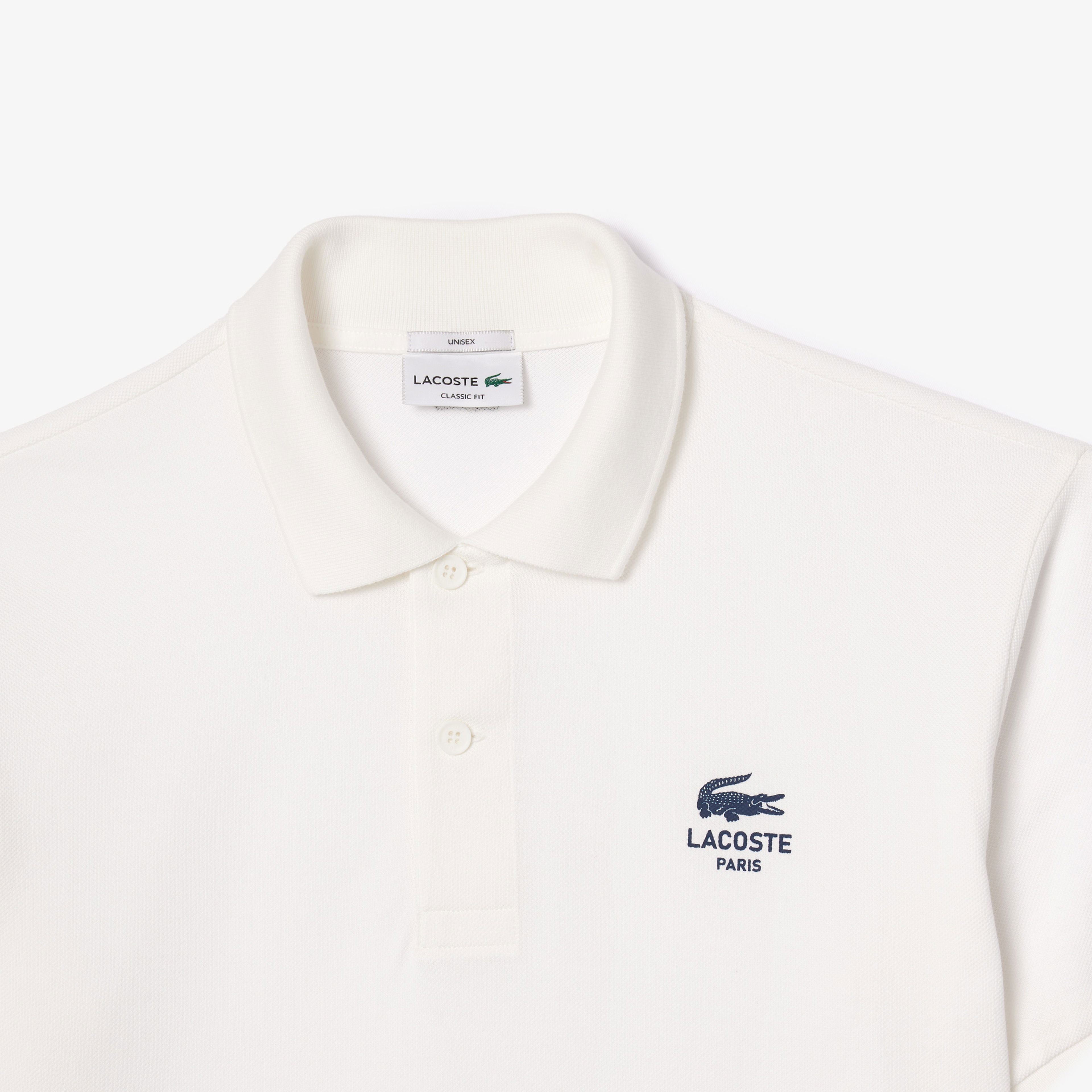 Lacoste L.12.12 Unisex Classic Fit Beyaz Polo