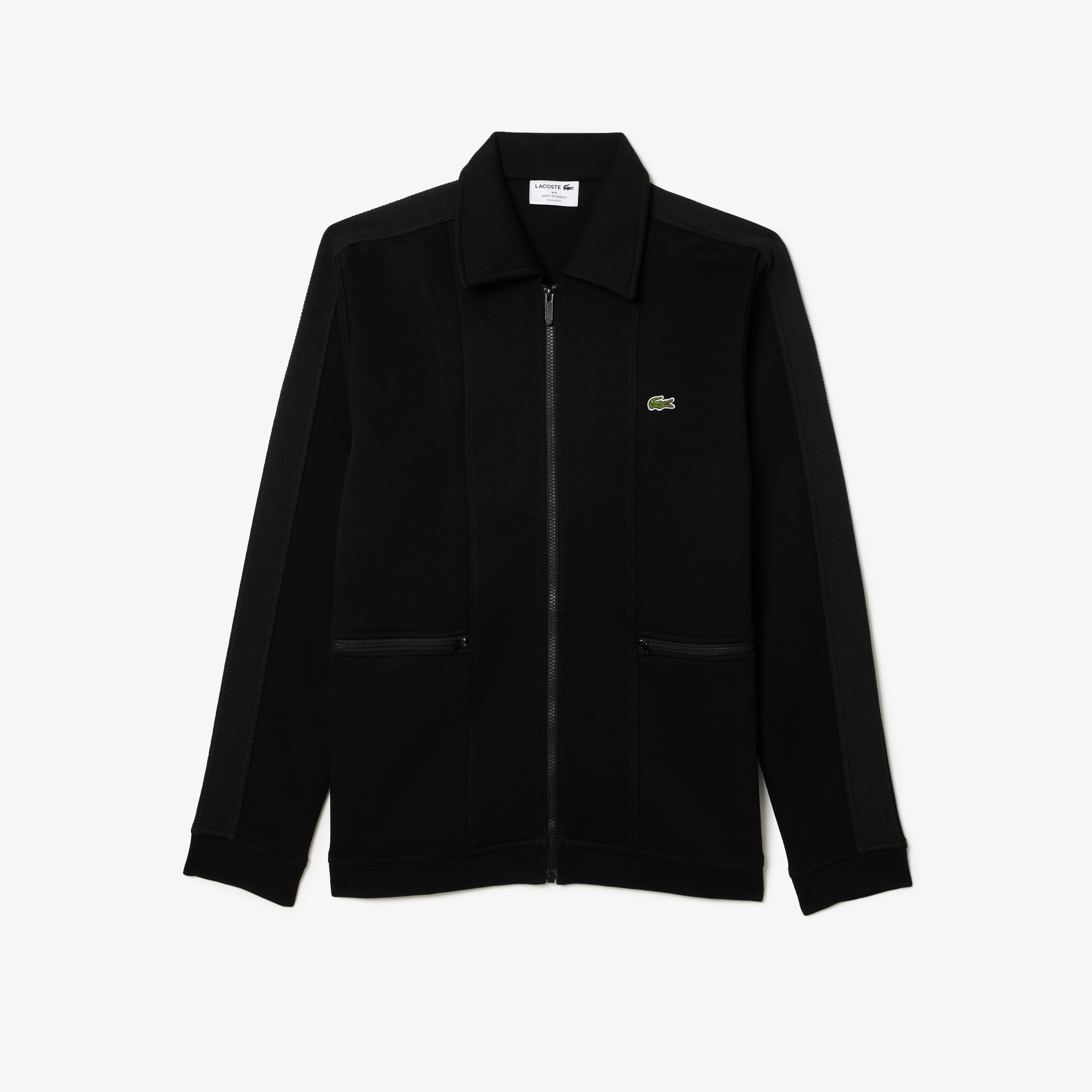Lacoste Erkek Regular Fit Fermuarlı Siyah Sweatshirt