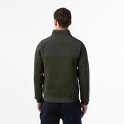Lacoste Erkek Regular Fit Fermuarlı Koyu Yeşil Sweatshirt