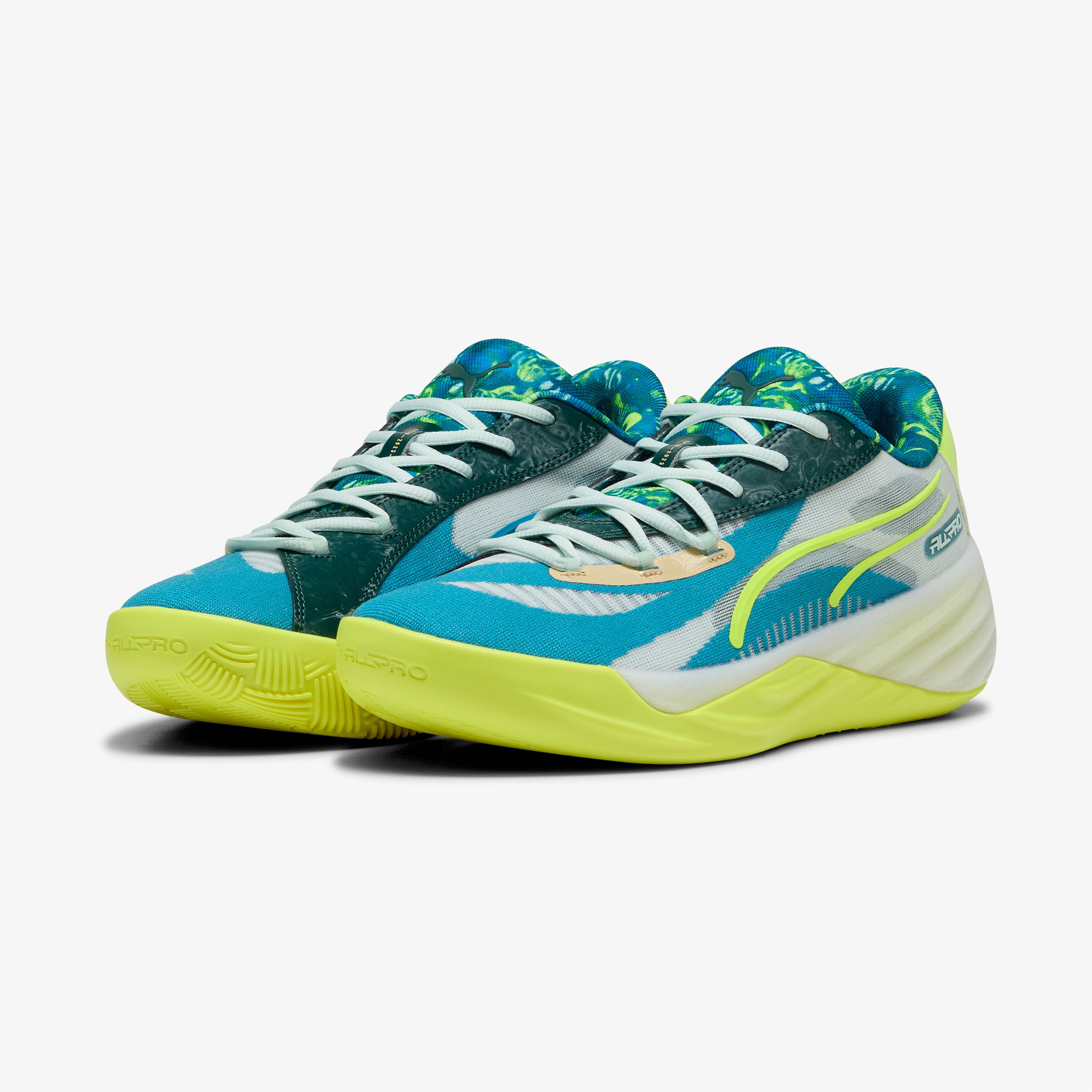 Puma All-Pro Nitro Hoops Dreamz Erkek Mavi Spor Ayakkabı