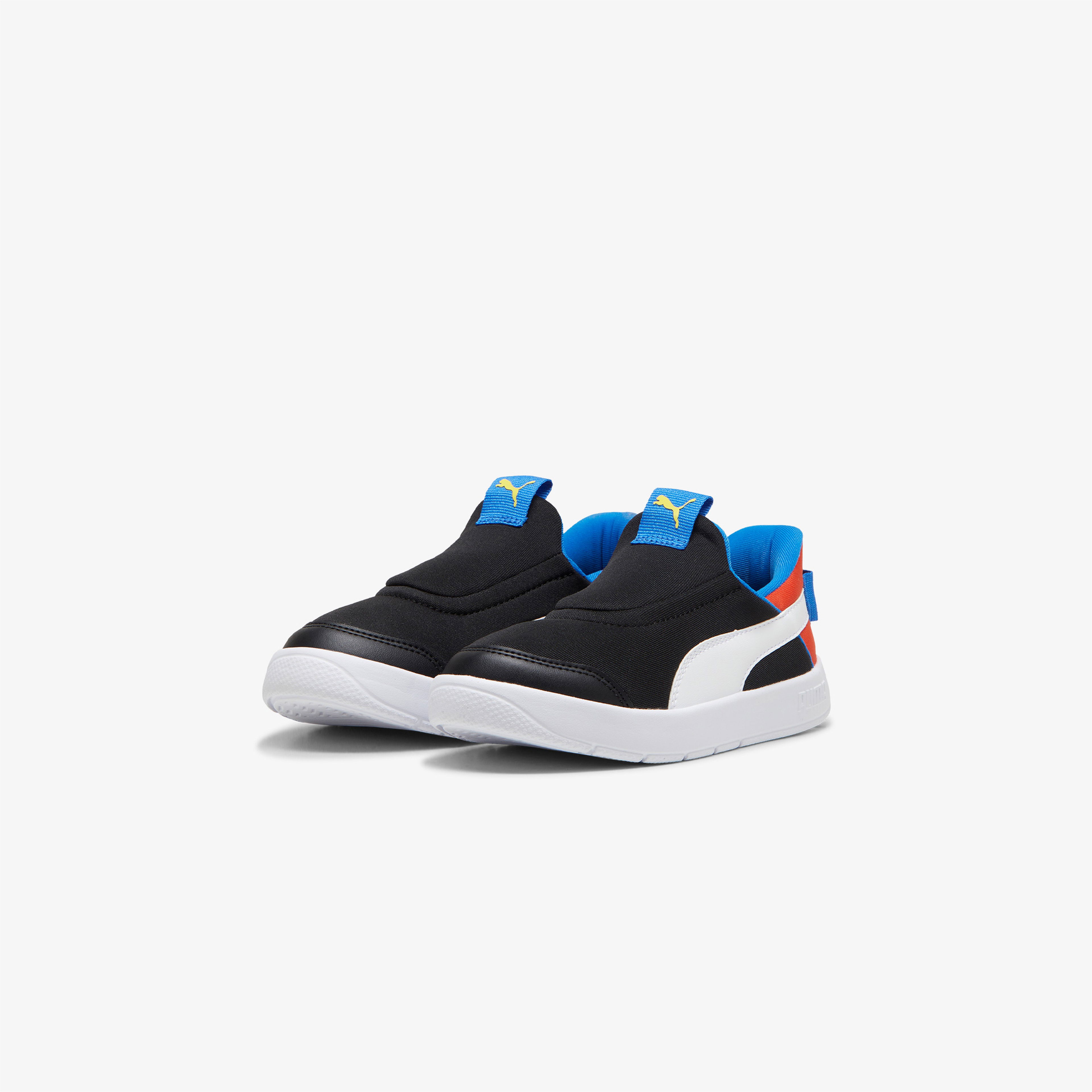 Puma Courtflex V3 Sliptech Ps Çocuk Siyah Sneaker