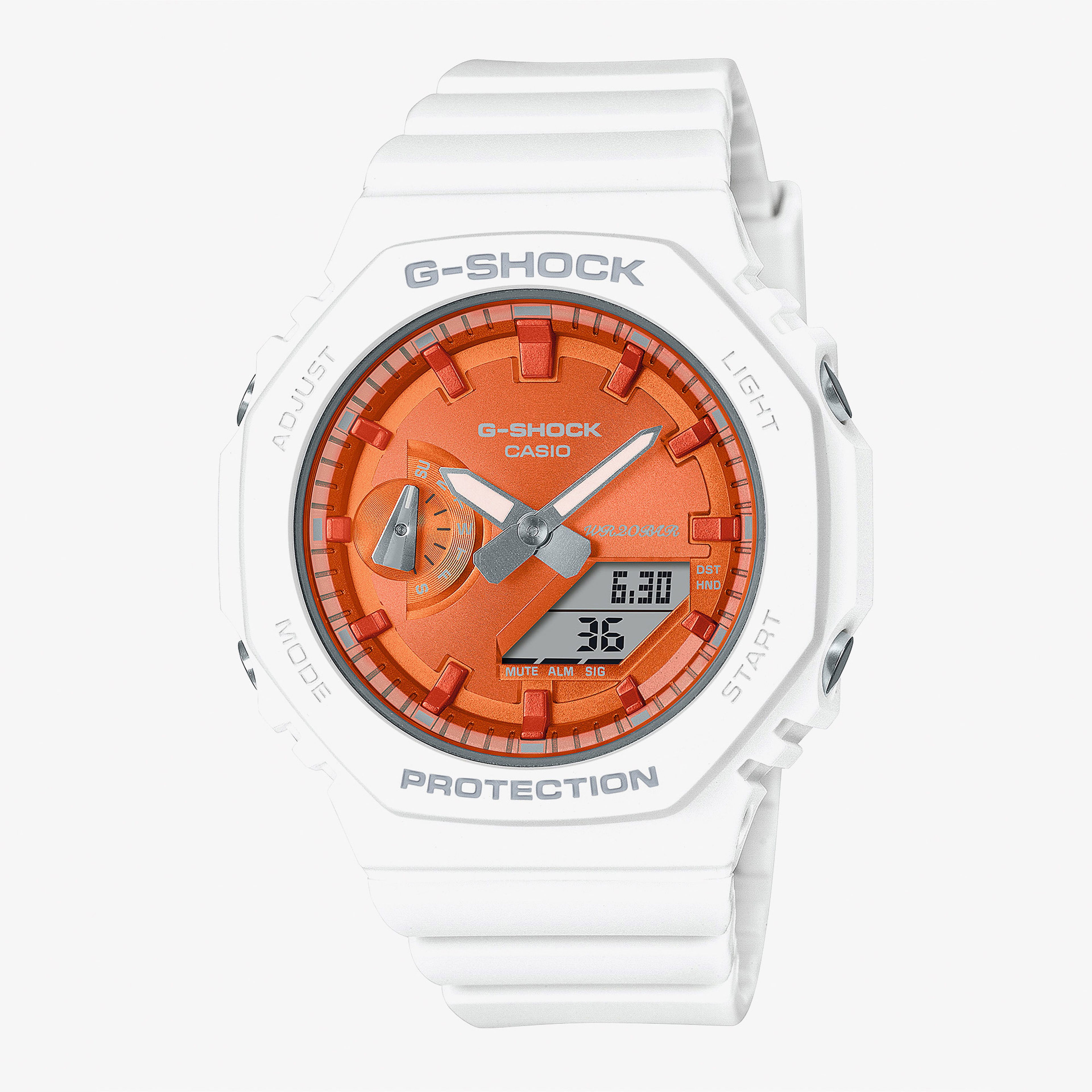 Casio G-Shock GMA-S2100WS-7ADR Unisex Beyaz Kol Saati