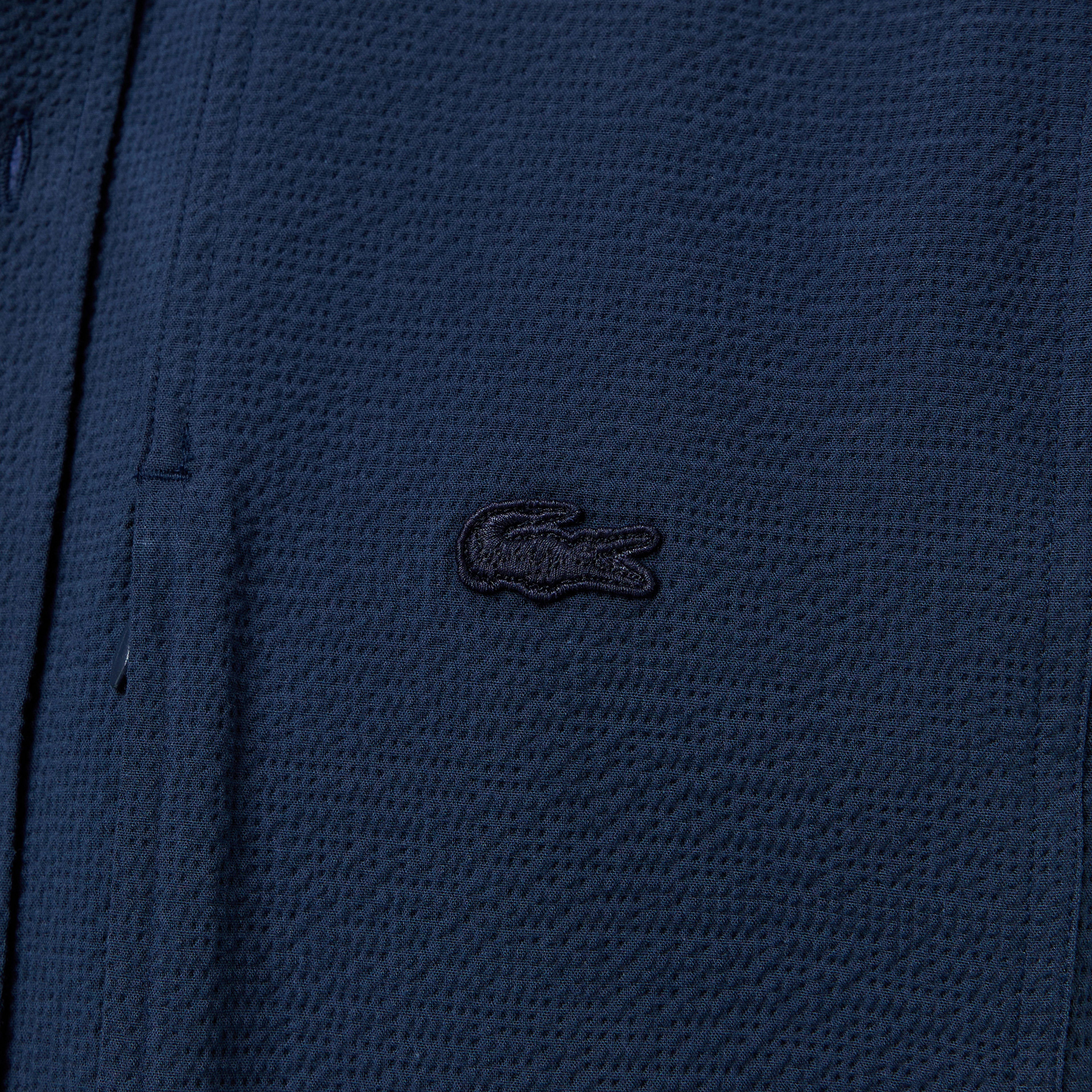 Lacoste Erkek Regular Fit Lacivert Gömlek