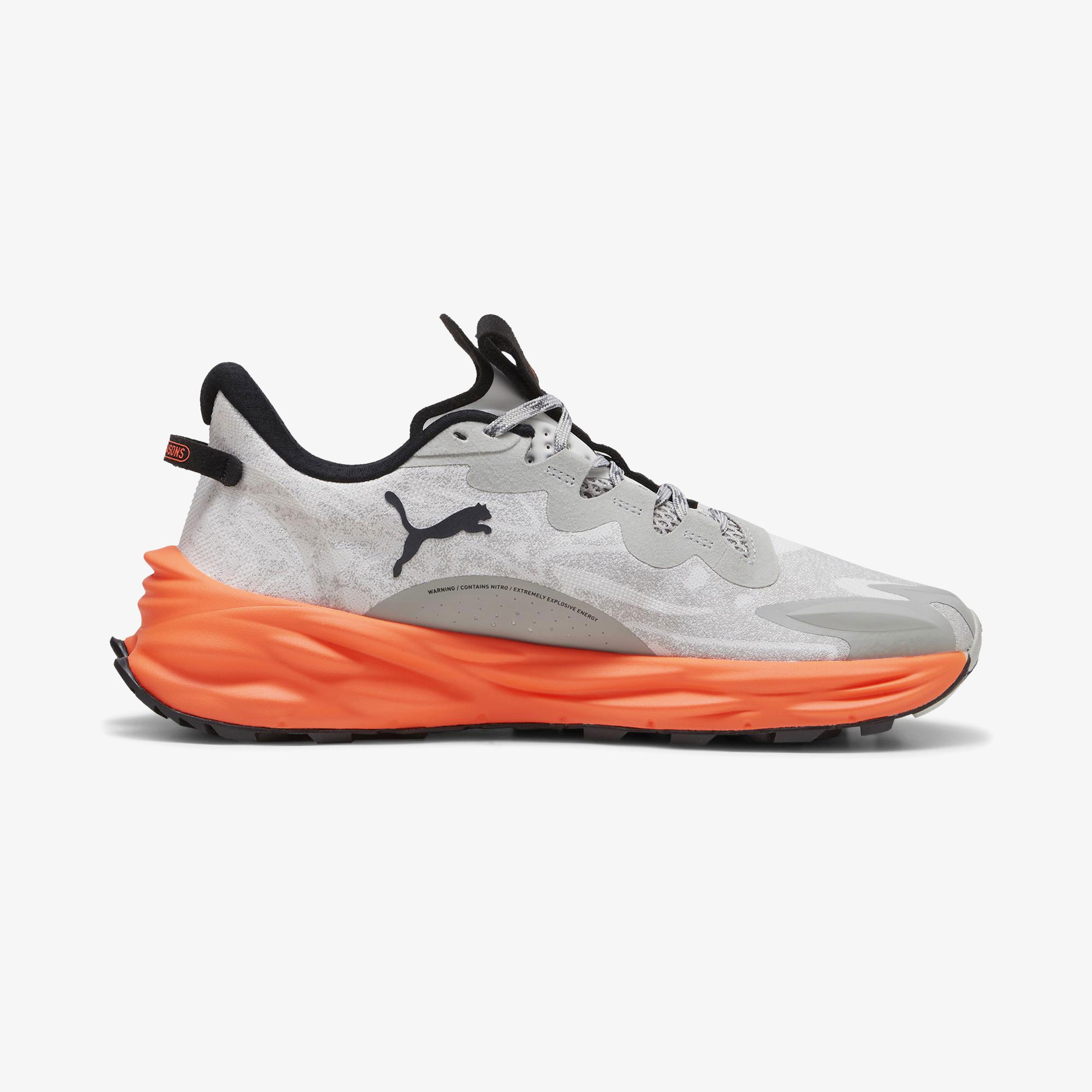 Puma Fast-Trac Nitro 3 Erkek Gri Koşu Ayakkabısı
