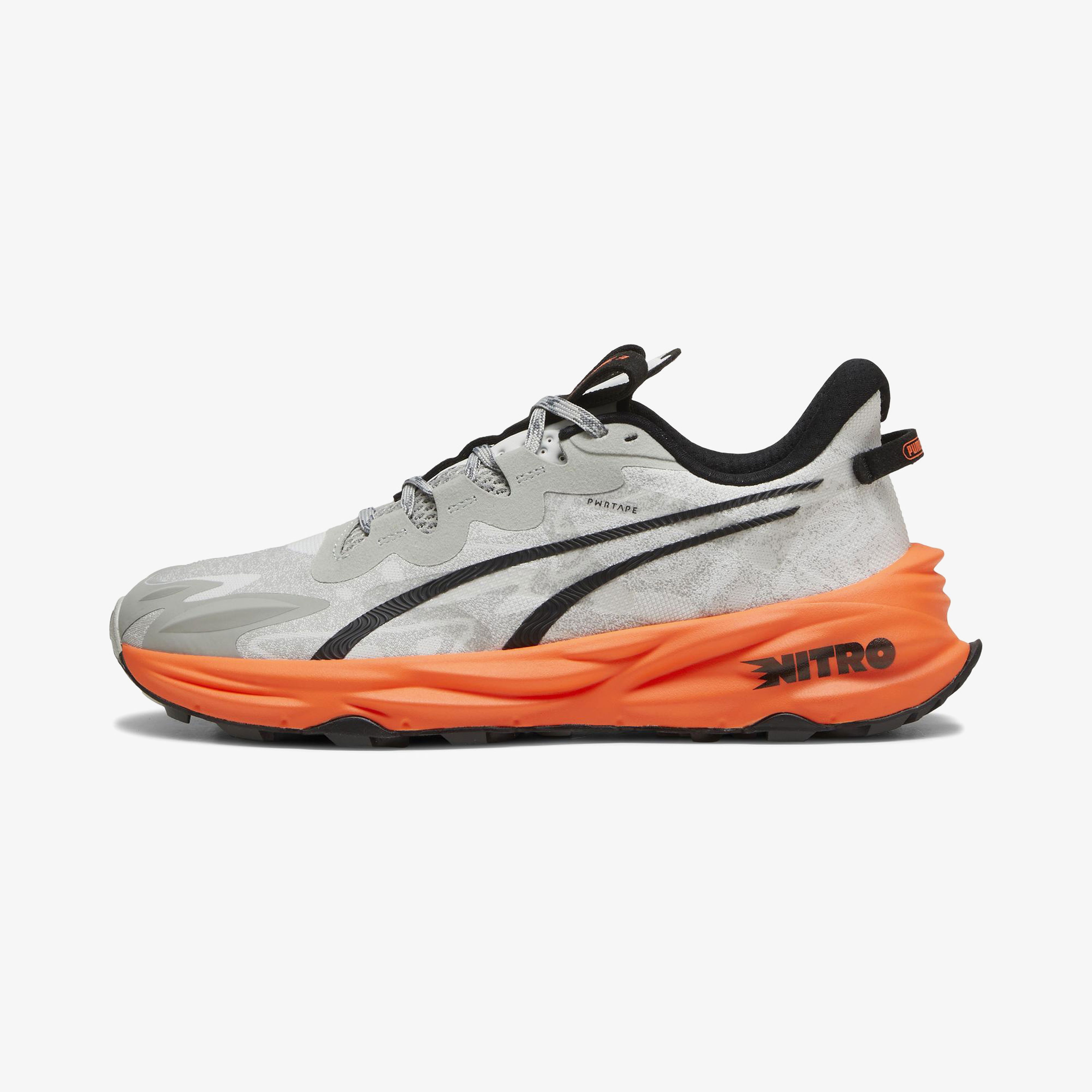 Puma Fast-Trac Nitro 3 Erkek Gri Koşu Ayakkabısı