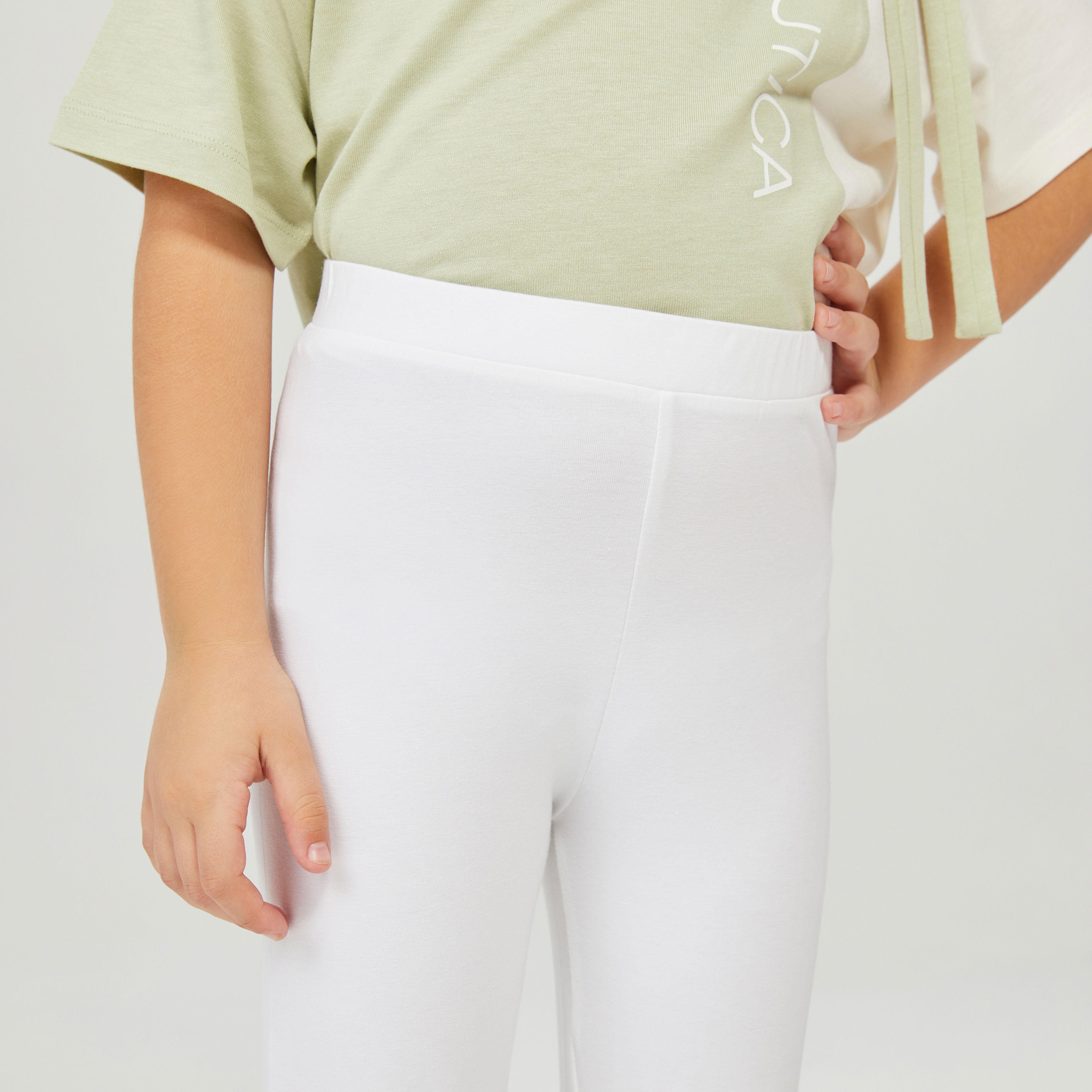 NAUTICA KIZ ÇOCUK BEYAZ SLIM FIT EŞOFMAN ALTI