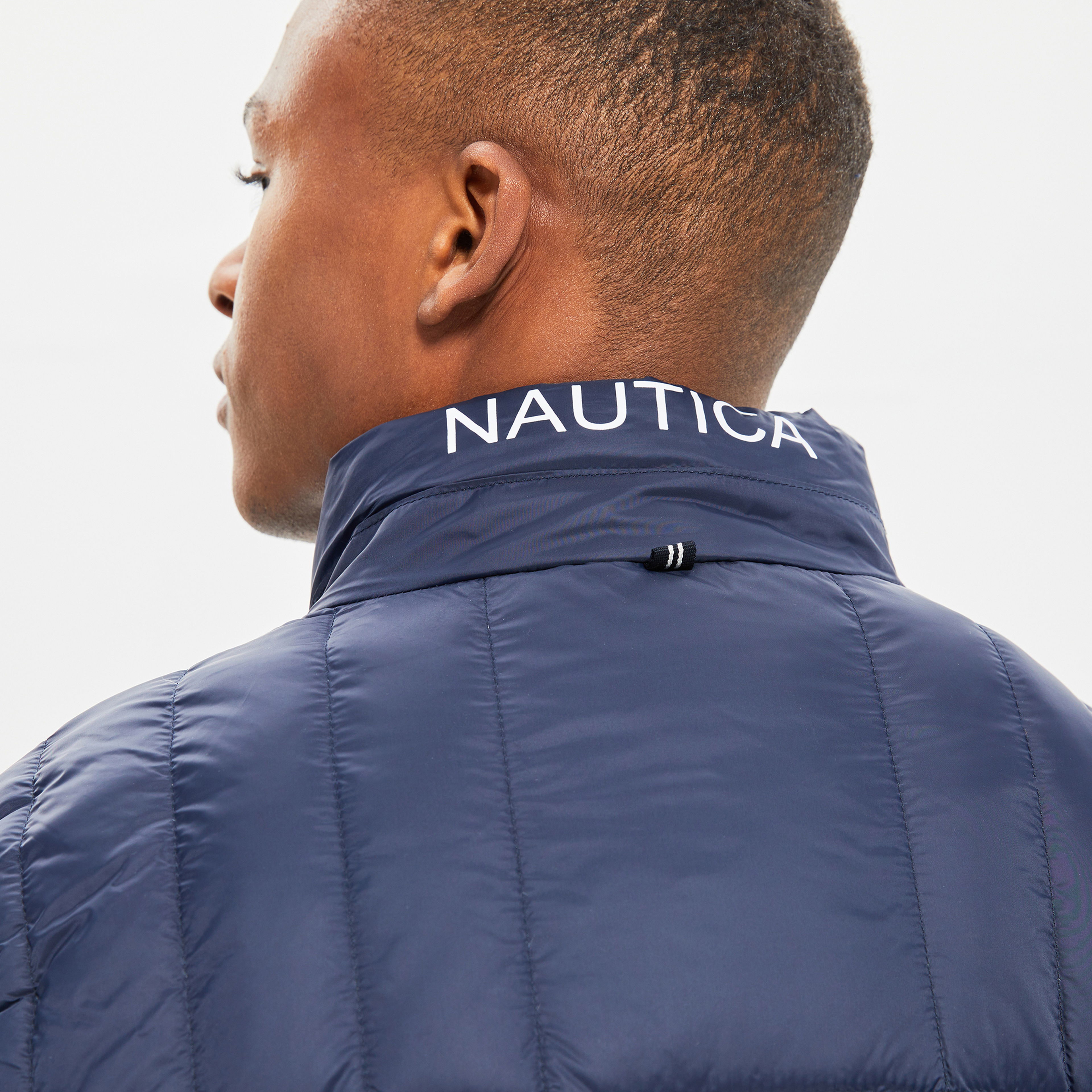 NAUTICA ERKEK LACİVERT KAZ TÜYÜ YELEK