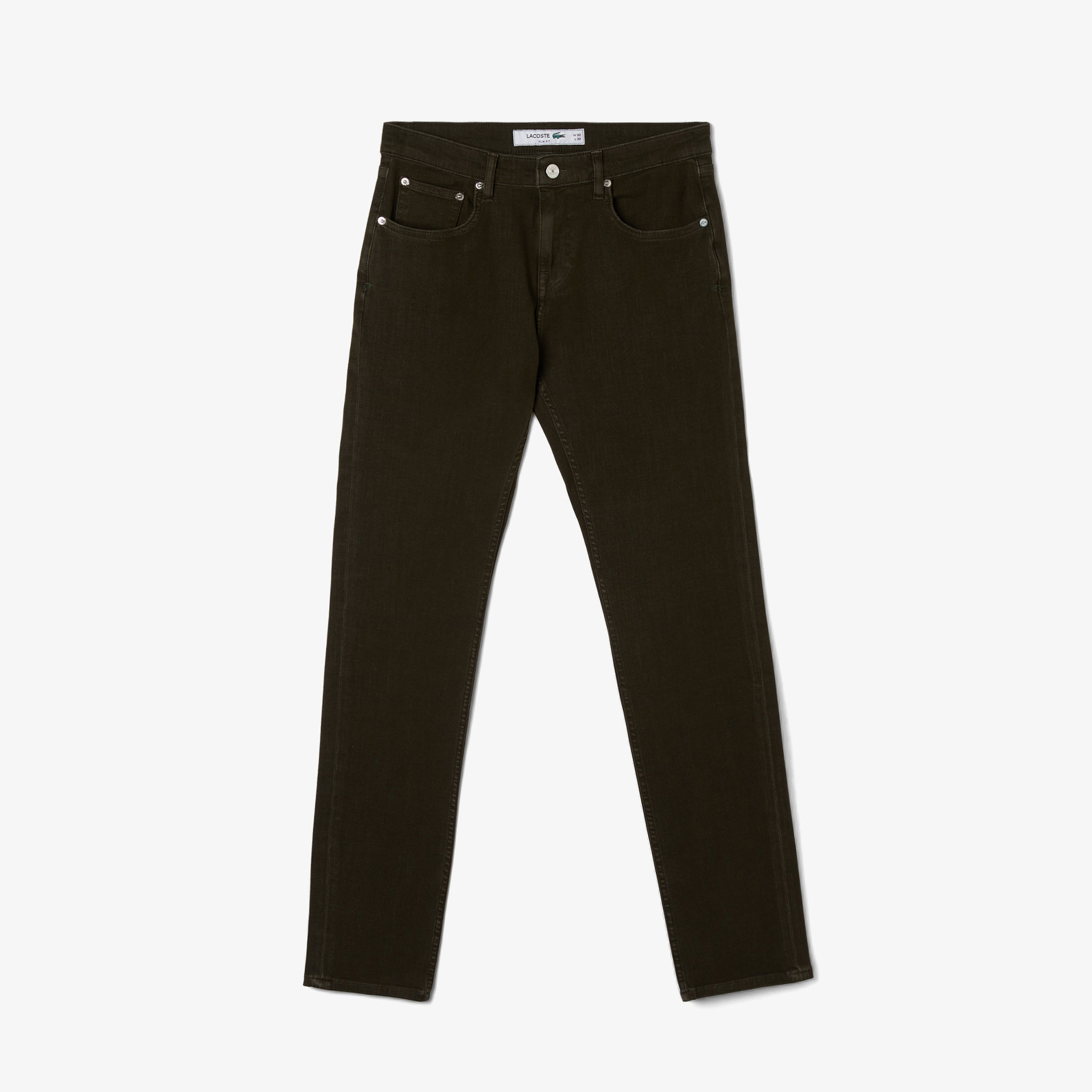 Lacoste Erkek Slim Fit Yeşil Jean Pantolon
