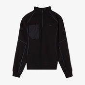 Lacoste Relaxed Fit Erkek Siyah Sweatshirt
