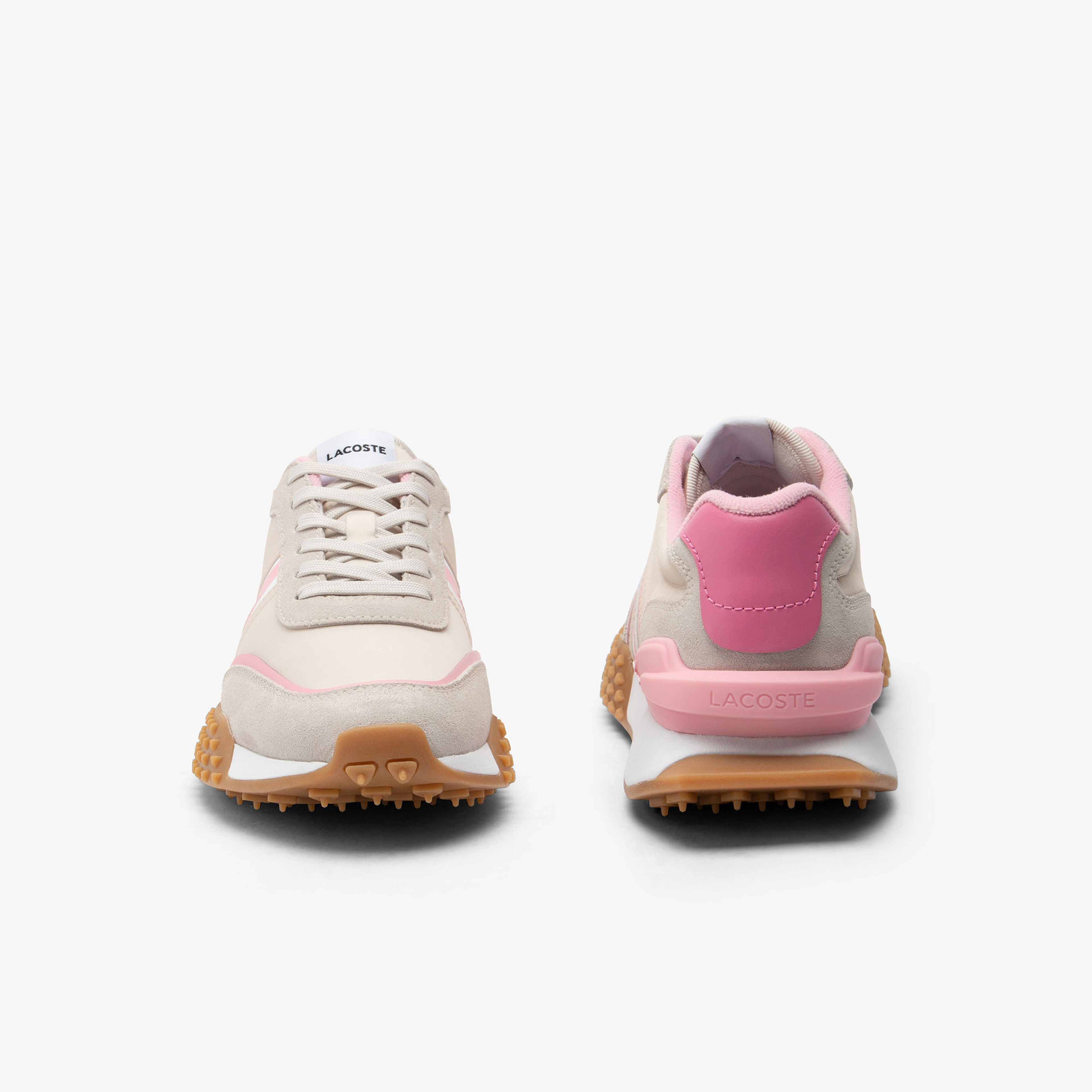 Lacoste L-Spin Deluxe Kadın Bej Sneaker