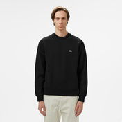 Lacoste Classic Fit Bisiklet Yaka Erkek Siyah Sweatshirt